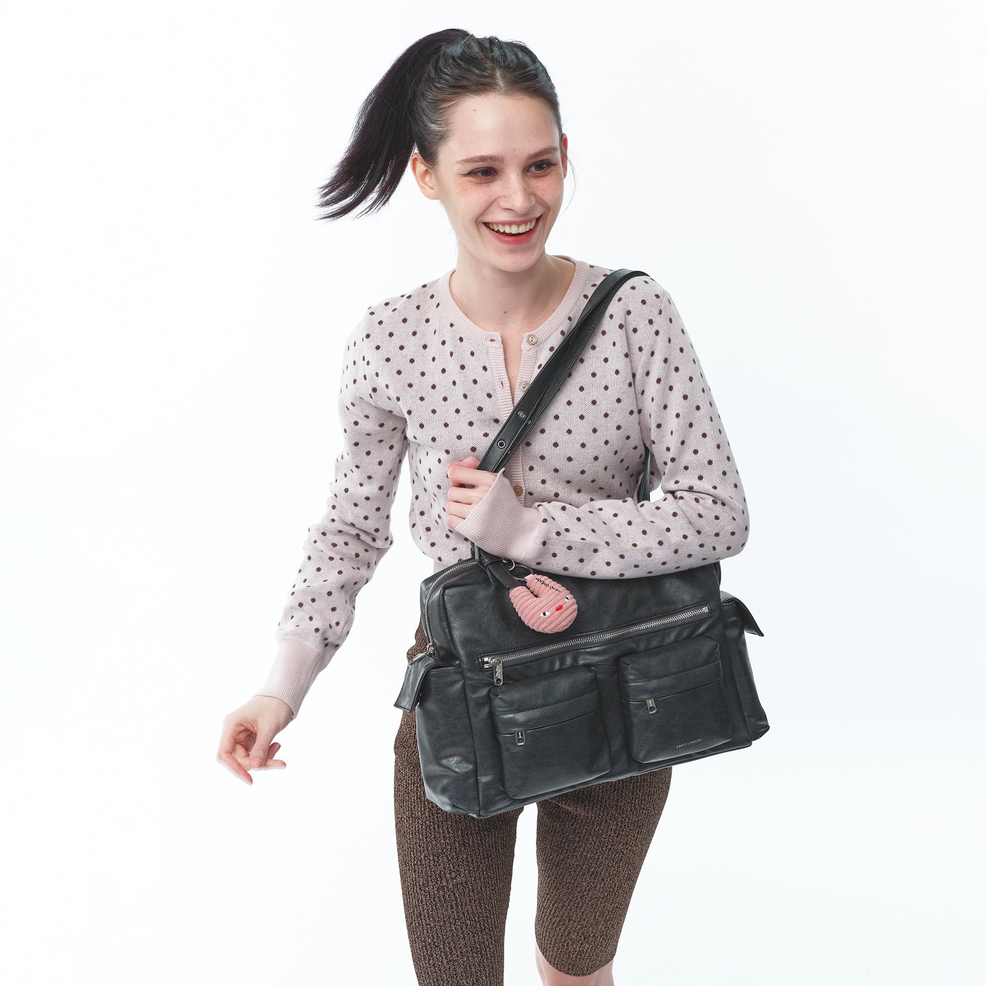 pocket utility bag L veg charcoal