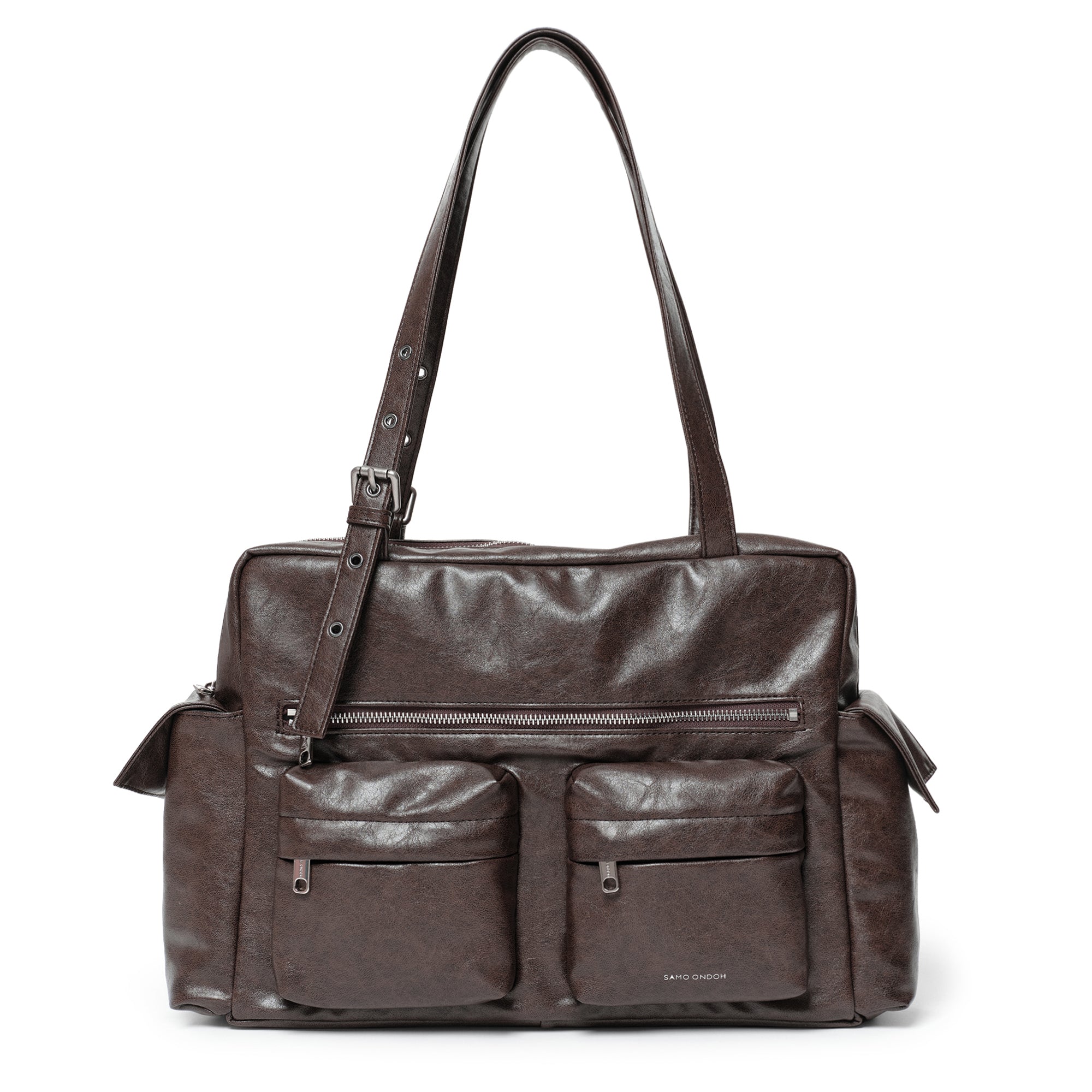 SweetOlive品 pocket utility bag L veg cocoa