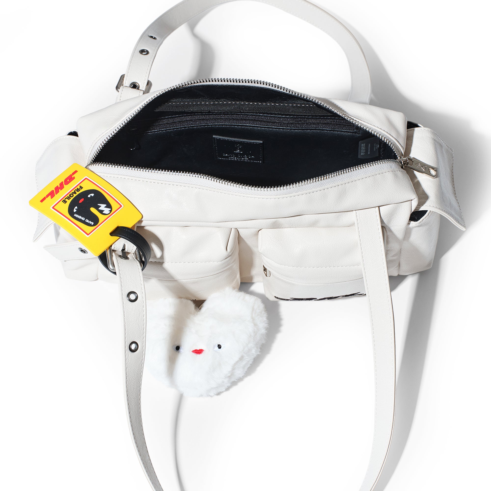 pocket utility bag M DHL white