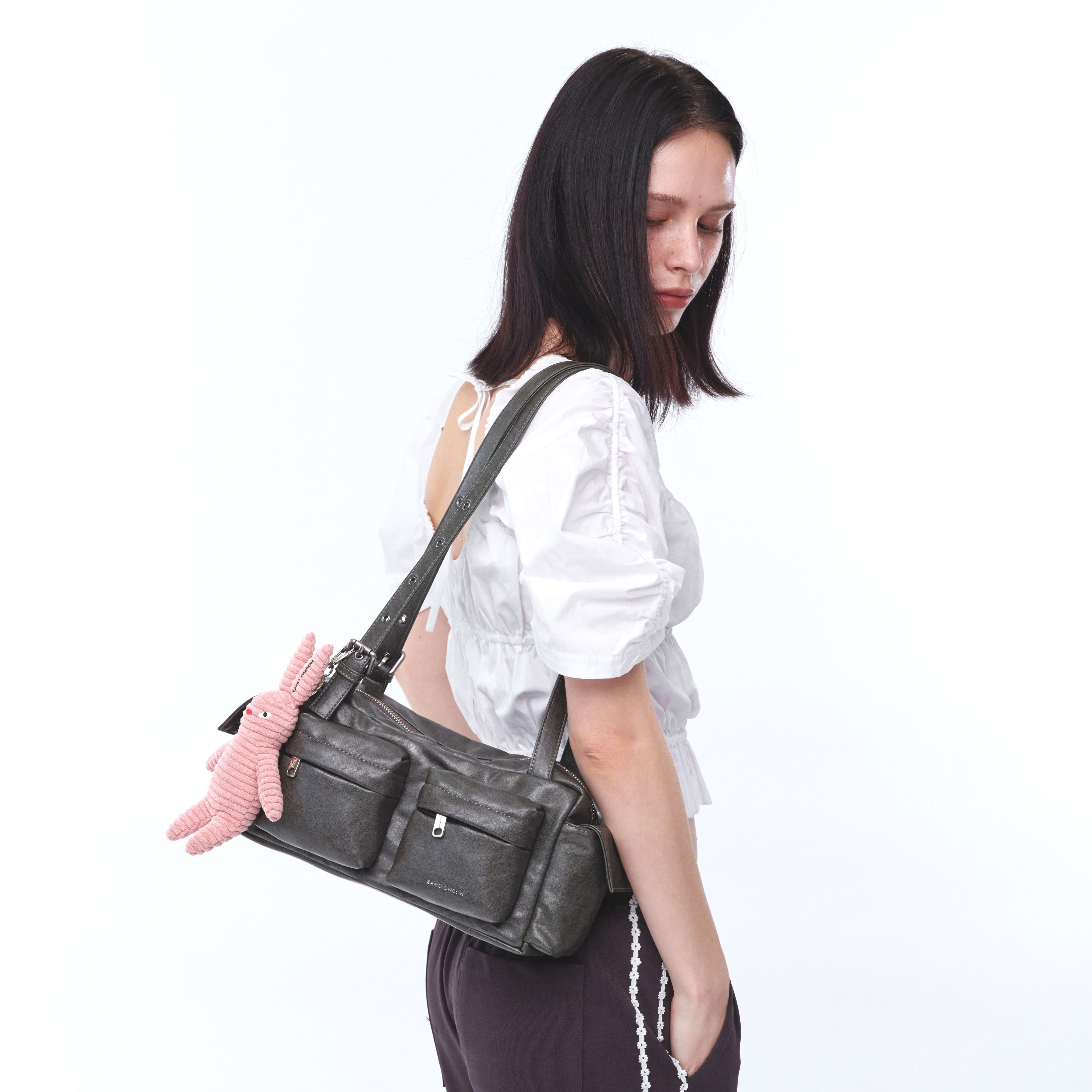 pocket utility bag M veg gray
