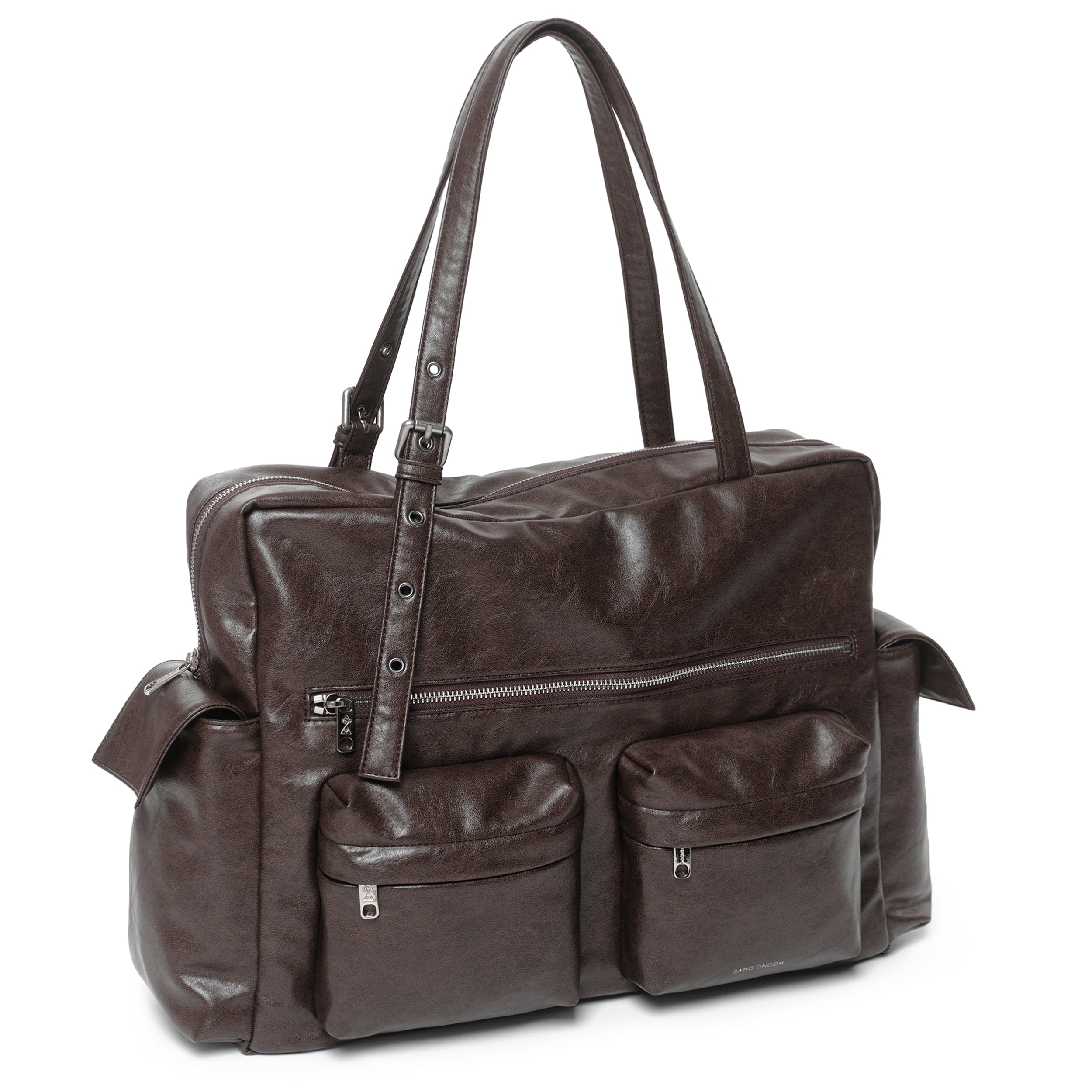 pocket utility bag XL veg cocoa