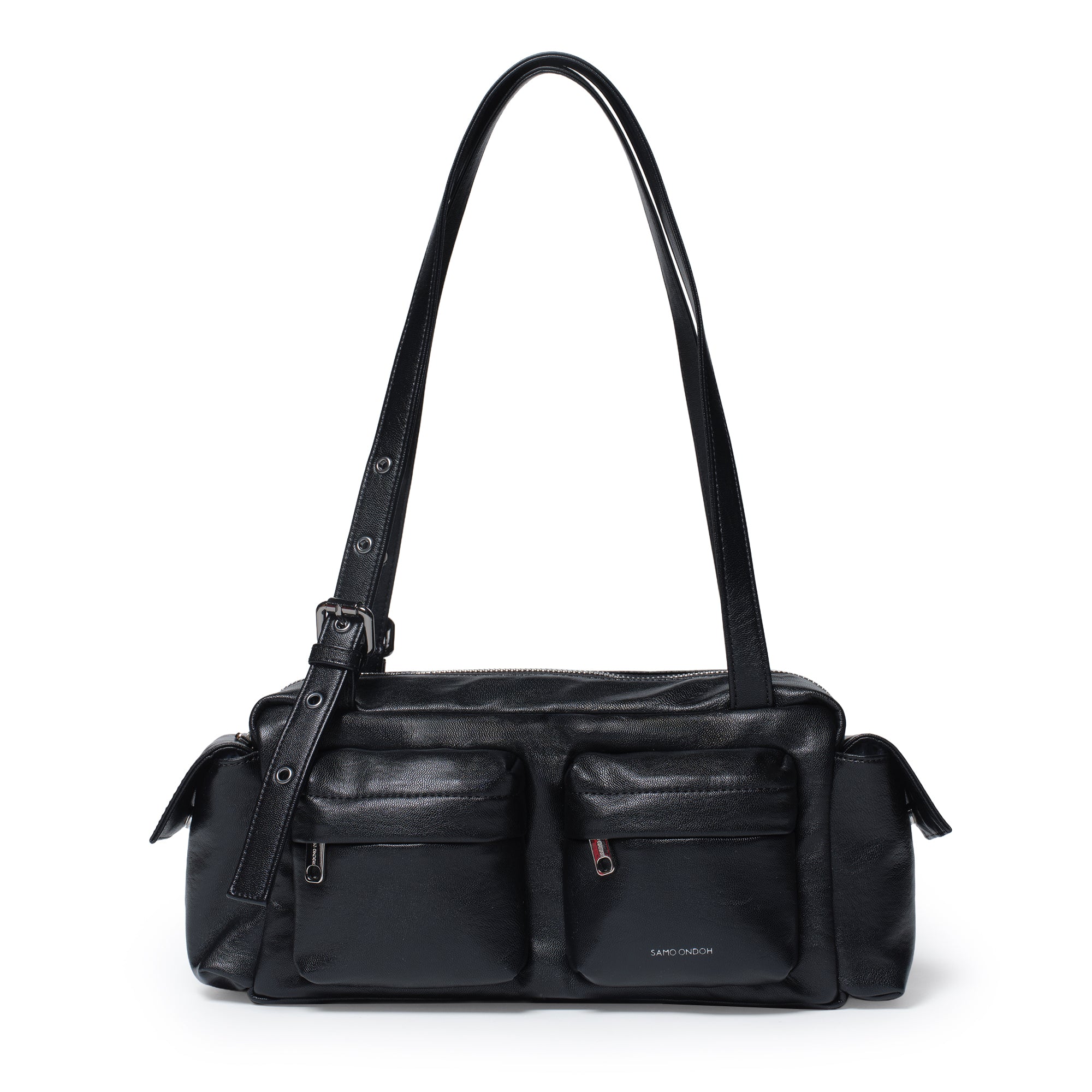 pocket utility bag M nappa black