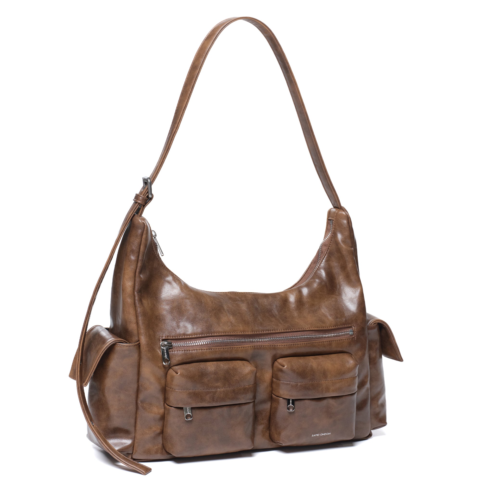 pocket mug bag L baked tan