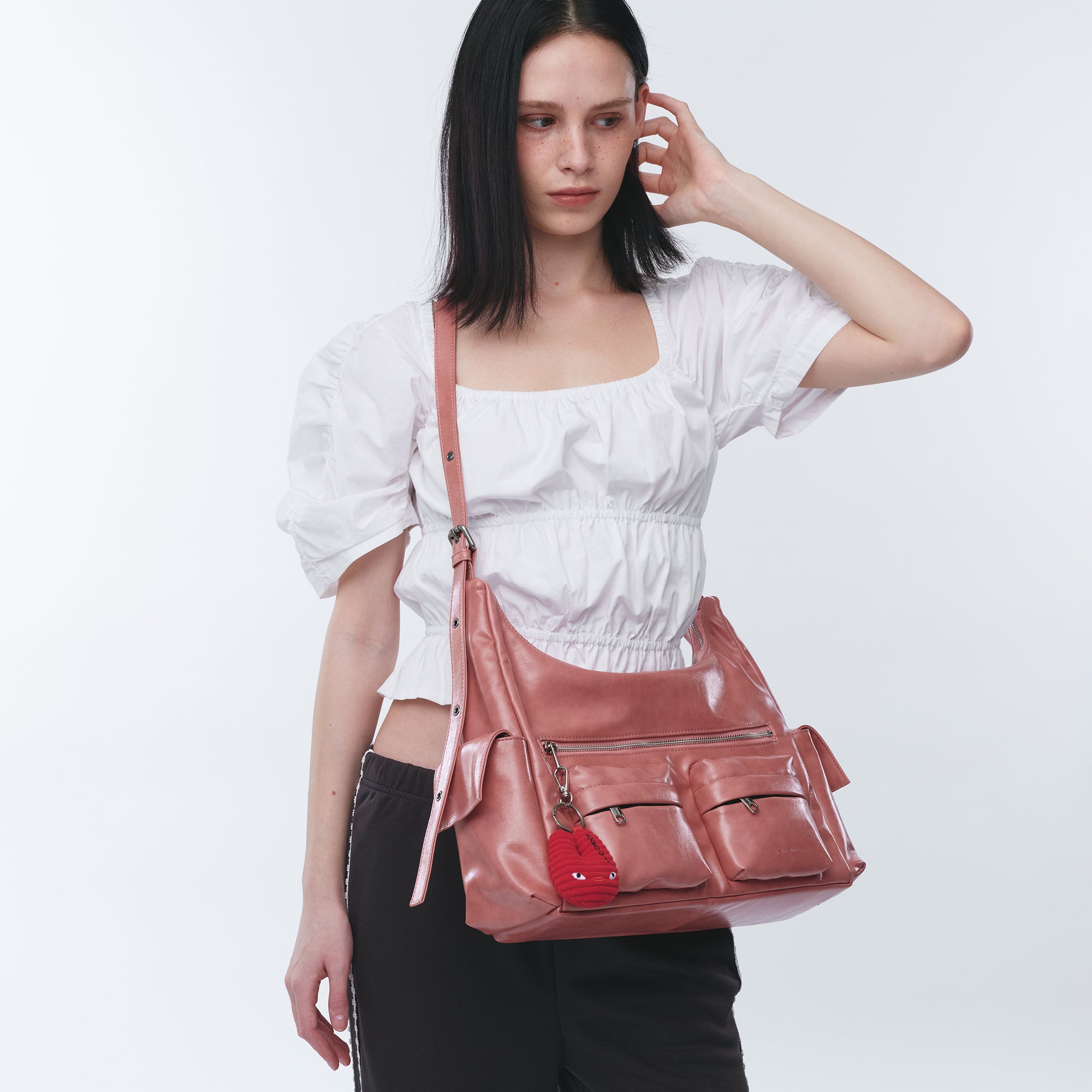 pocket mug bag L vampire pink