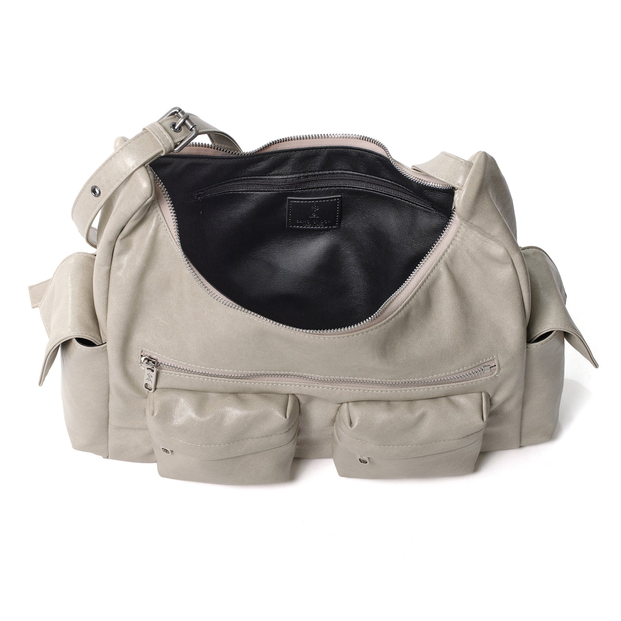 pocket mug bag L veg cream