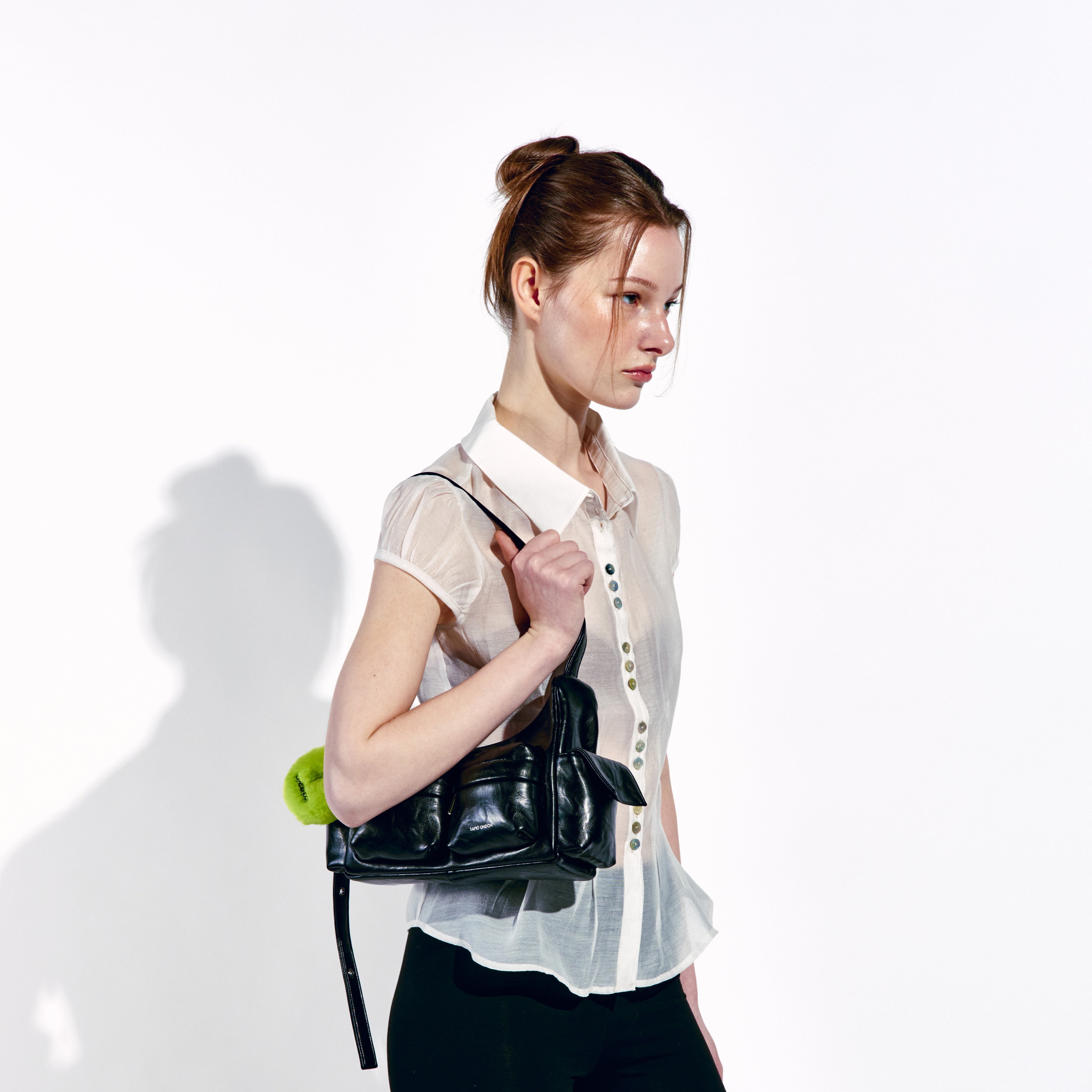 pocket mug bag M baked black