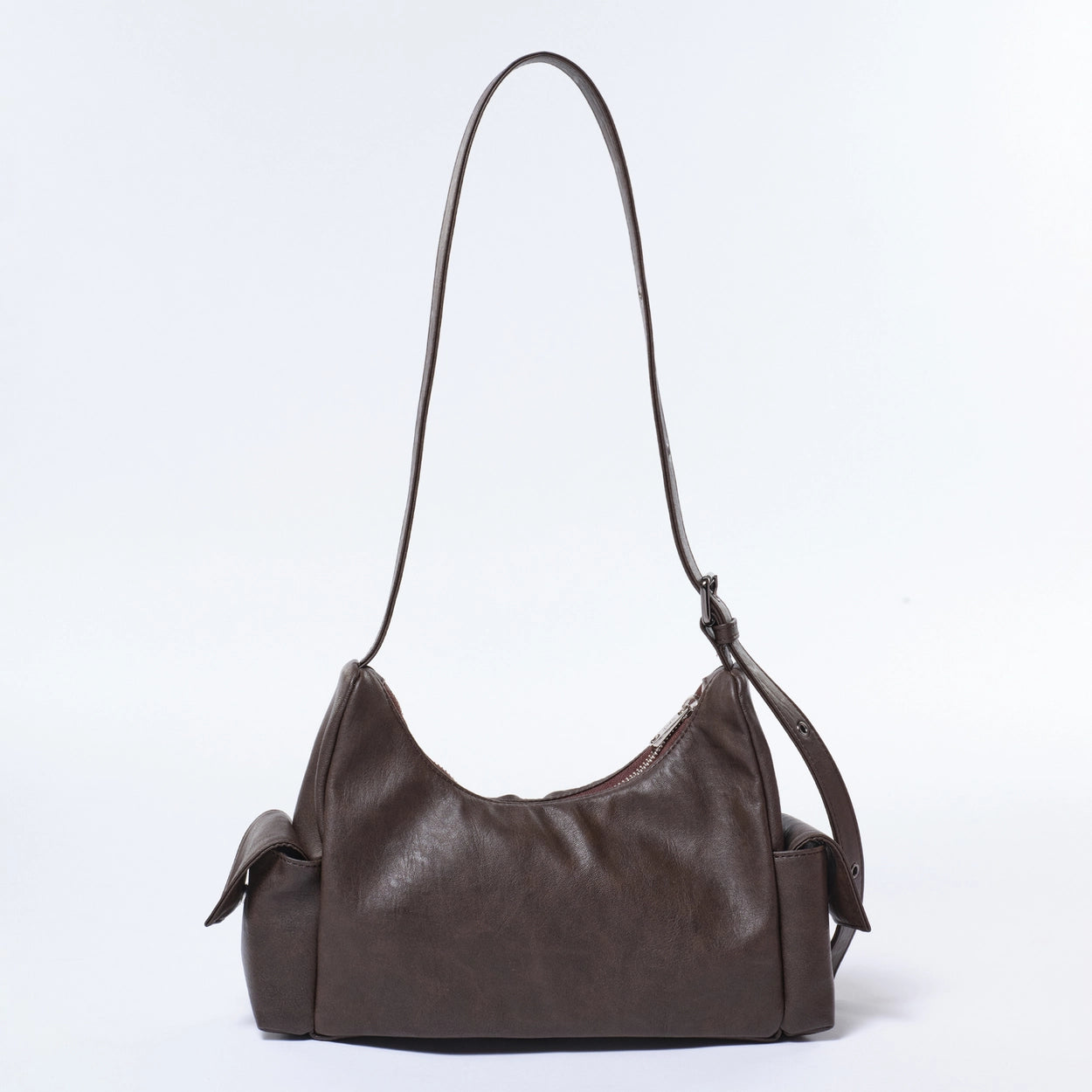pocket mug bag M brushed chocolate