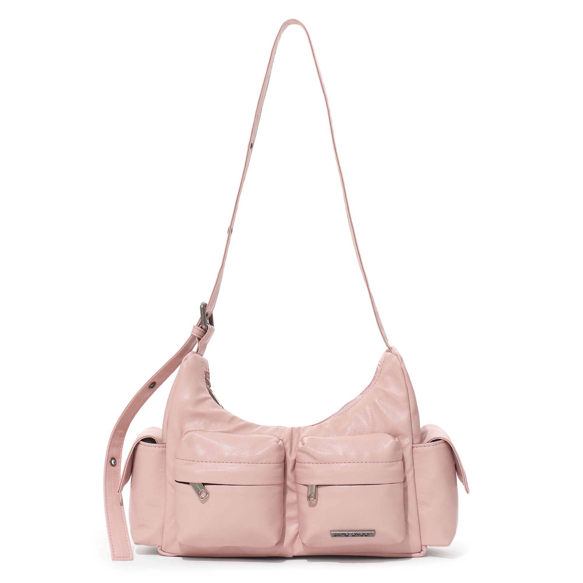 pocket mug bag M nappa pink