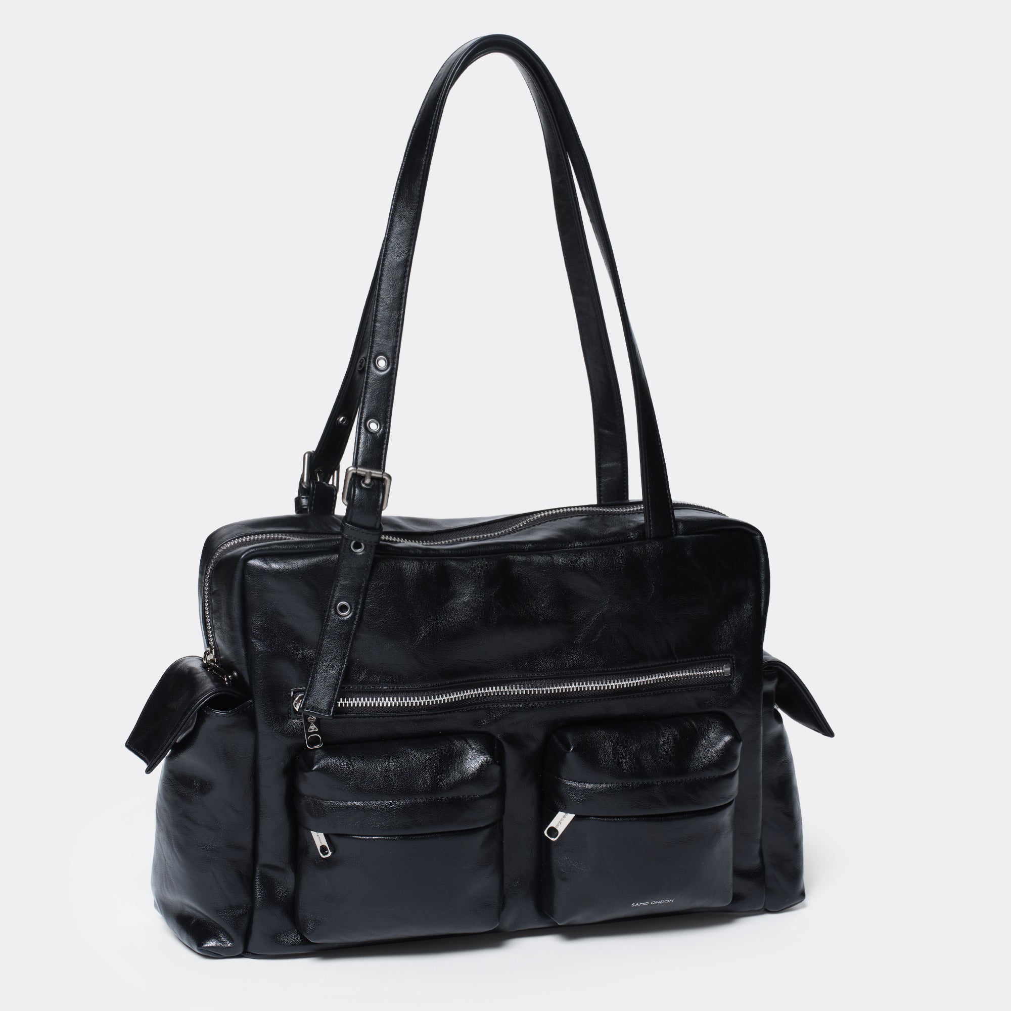 (restock Aug 26) pocket utility bag L baked black