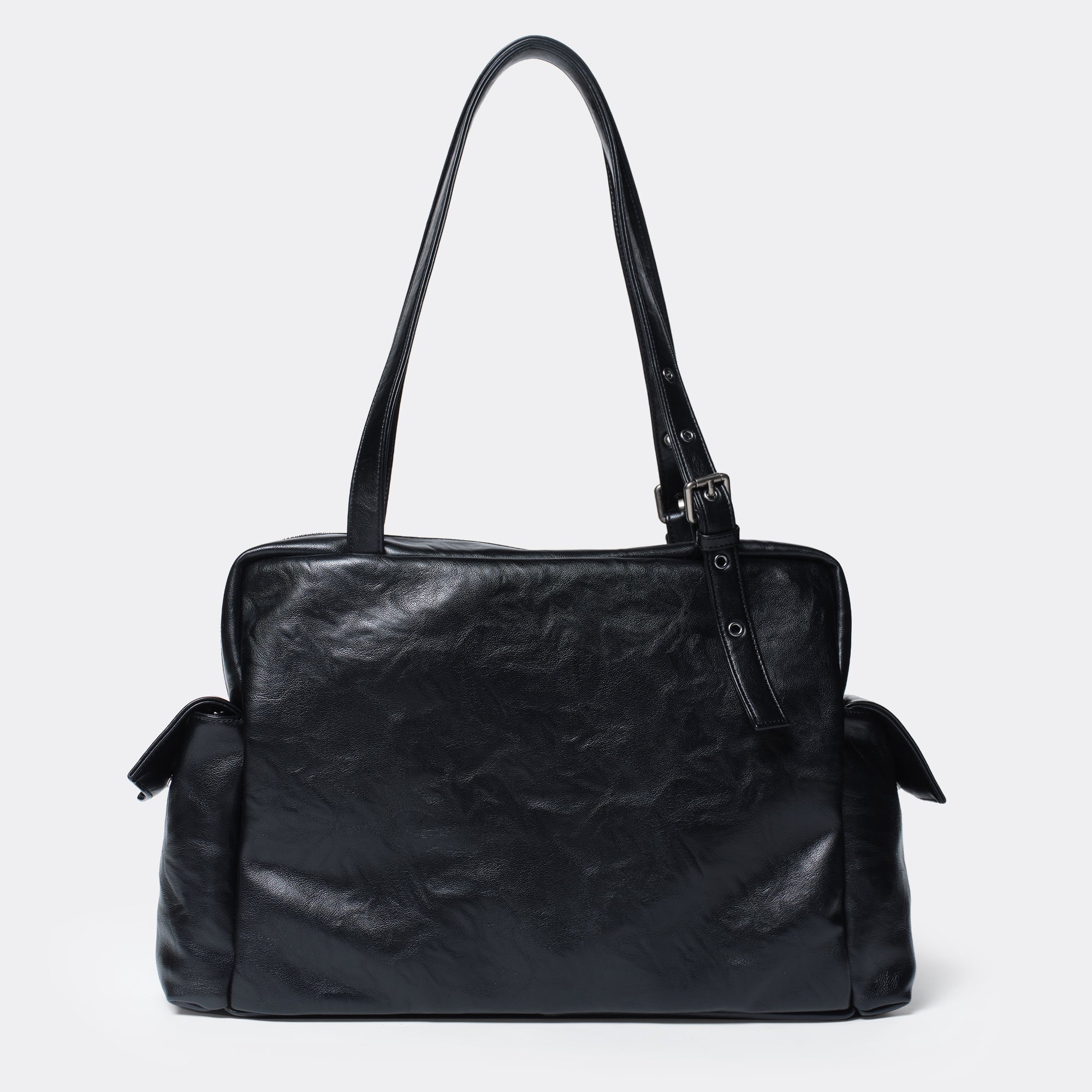 pocket utility bag L baked black