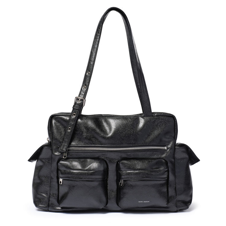 pocket utility bag L goat black