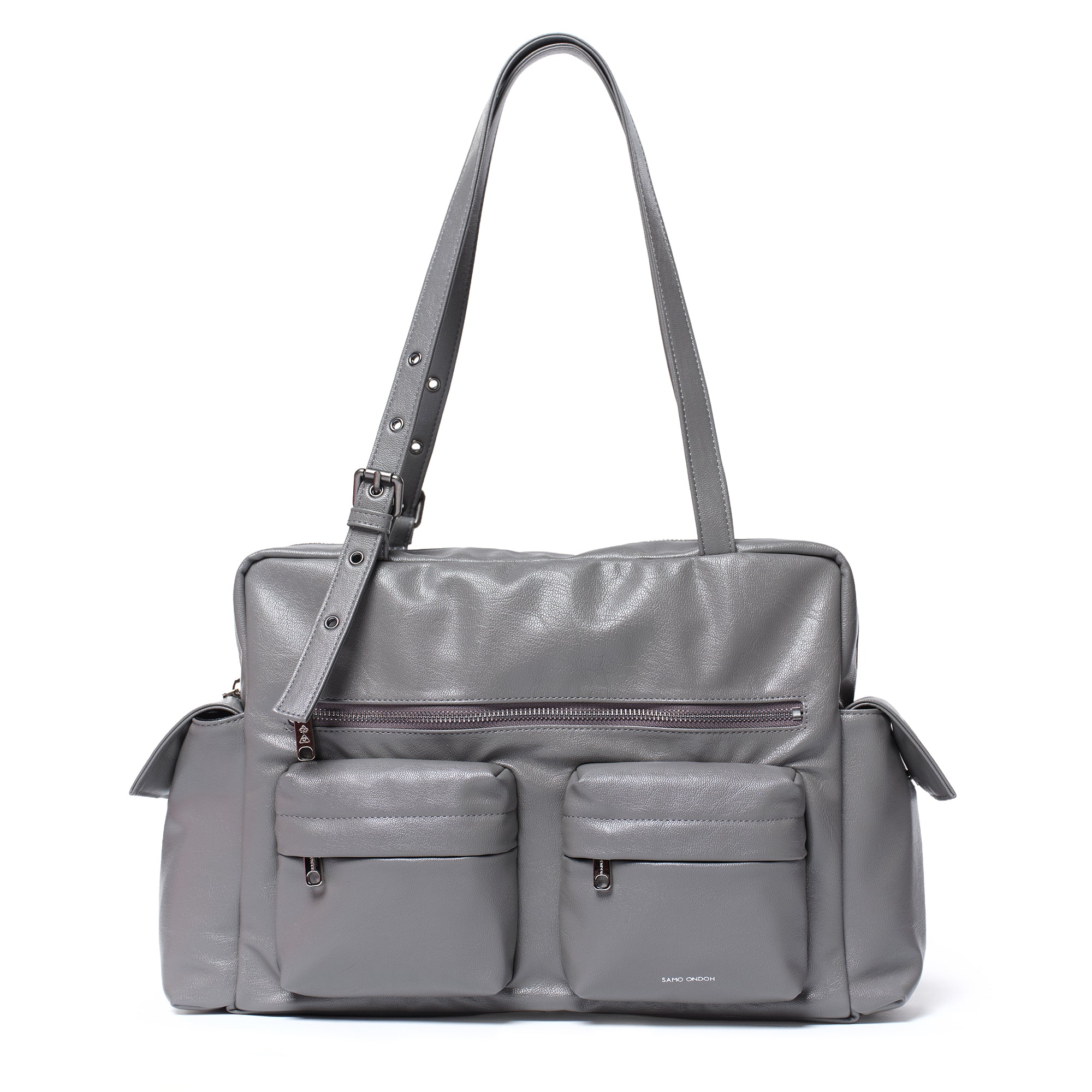 pocket utility bag L goat gray