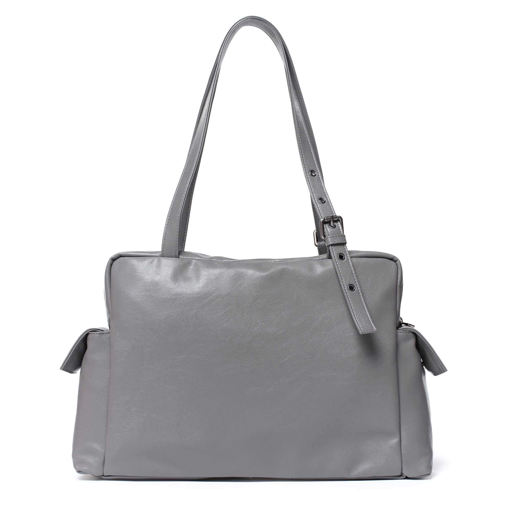 pocket utility bag L goat gray