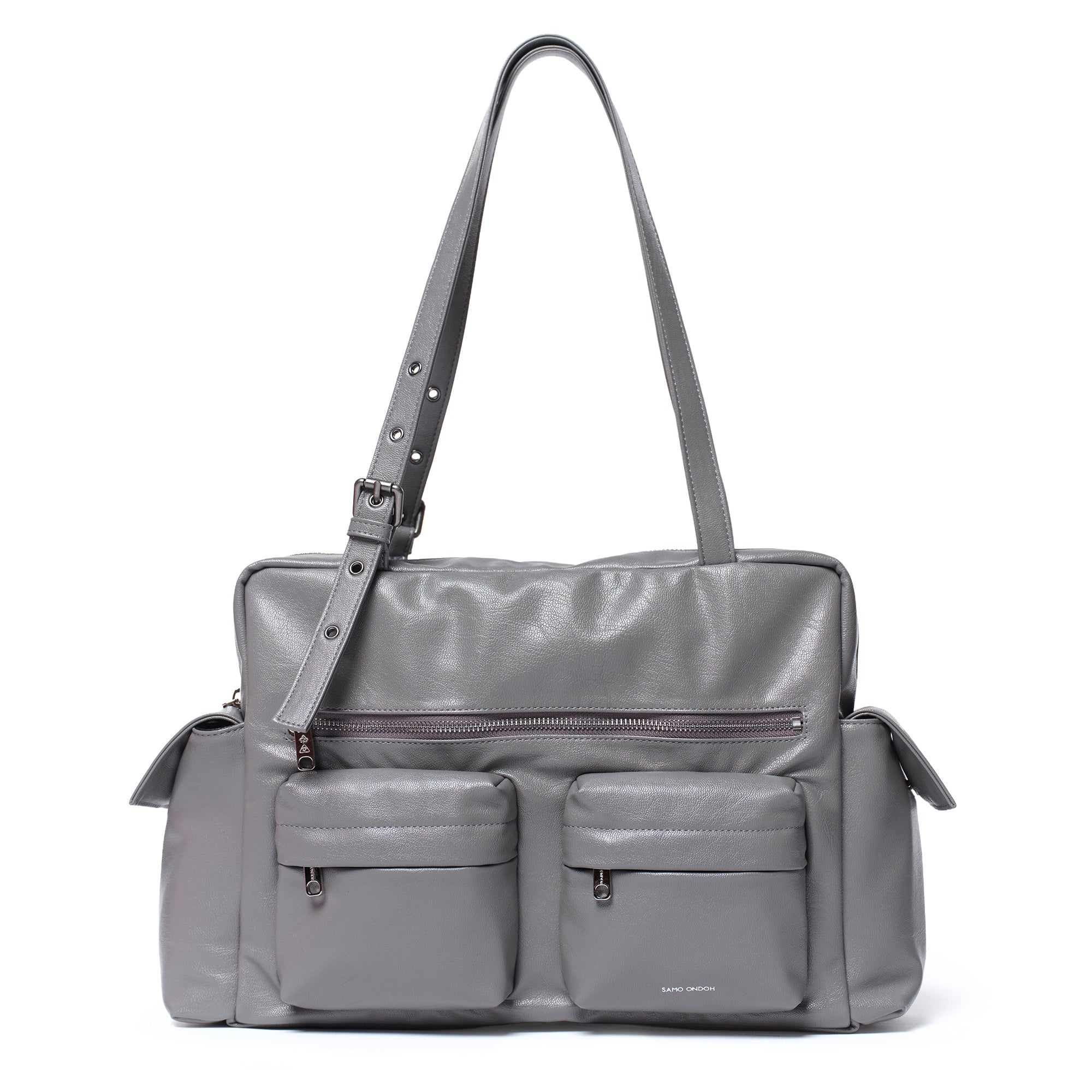 pocket utility bag L goat gray