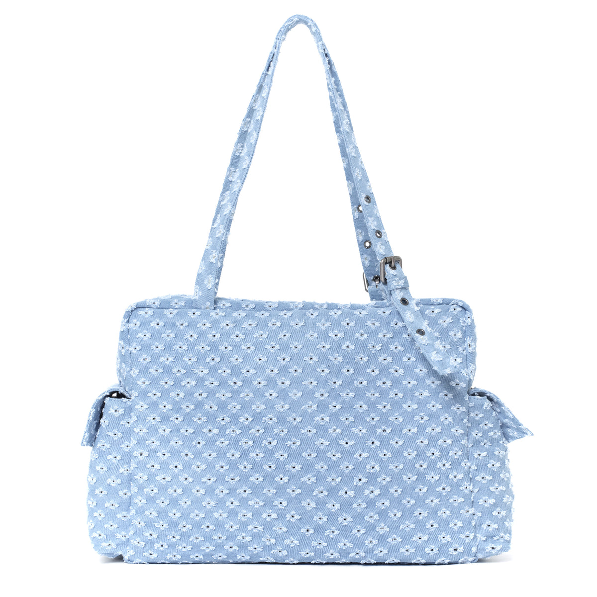 pocket utility bag L punching blue