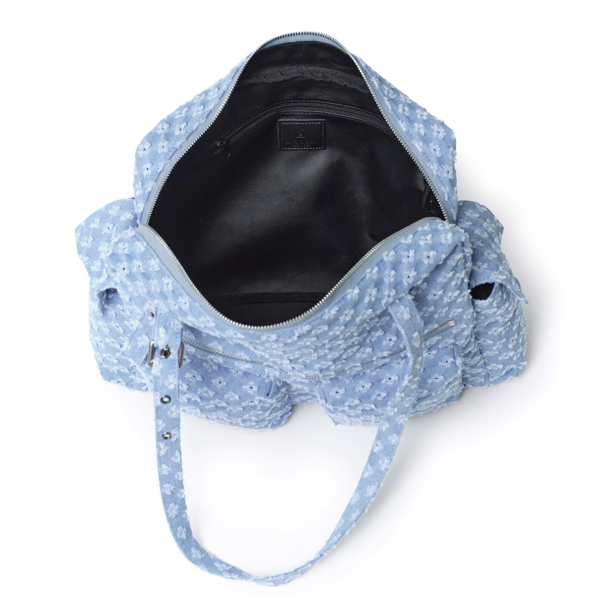 pocket utility bag L punching blue