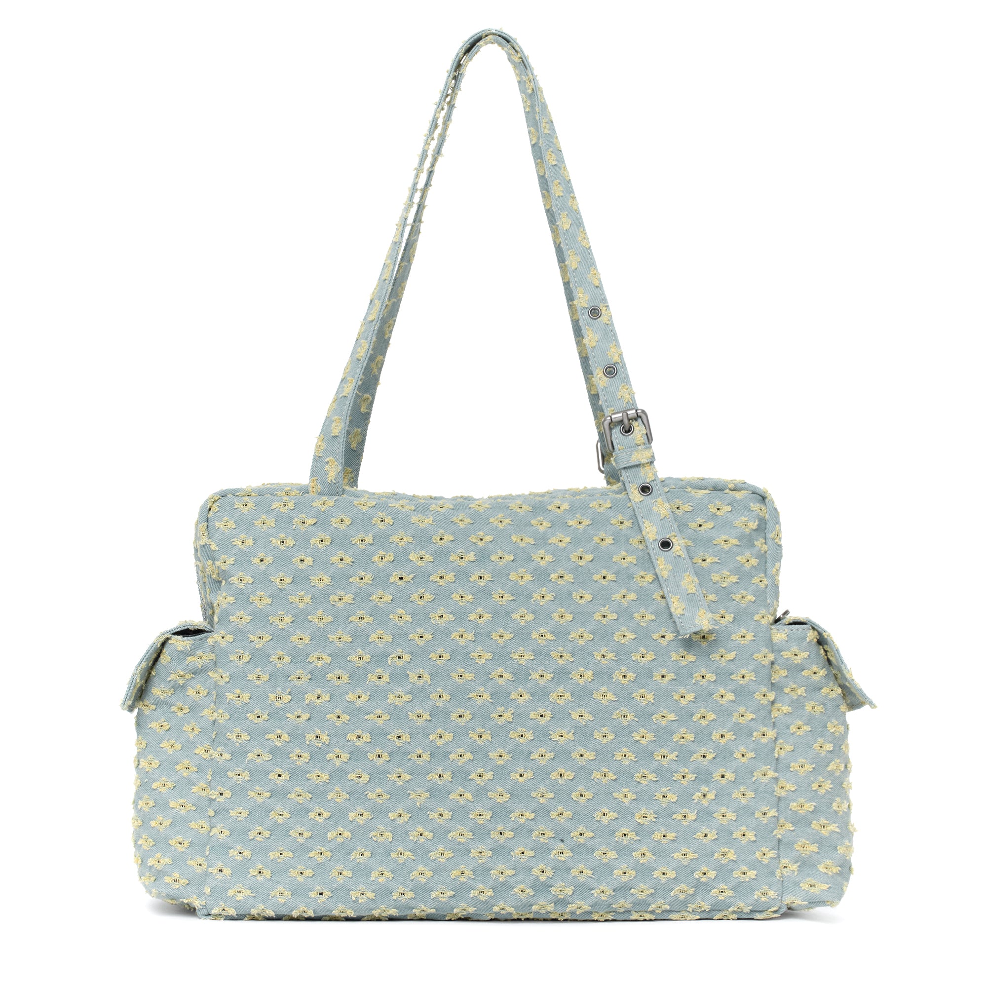 pocket utility bag L punching yellow
