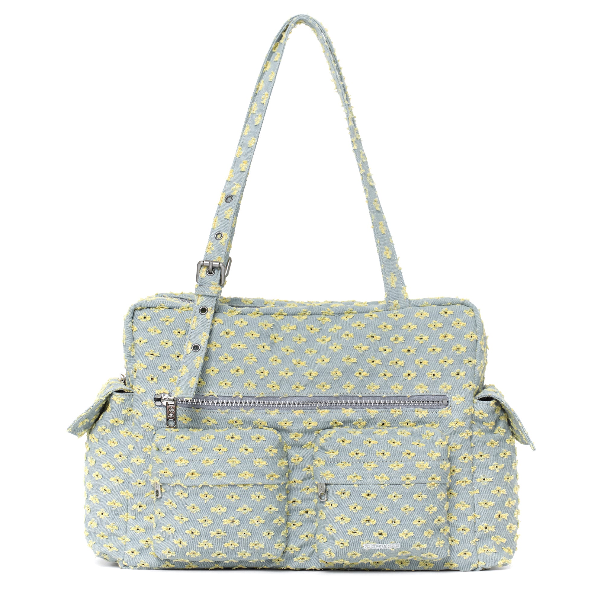 (summer edit) pocket utility bag L punching yellow