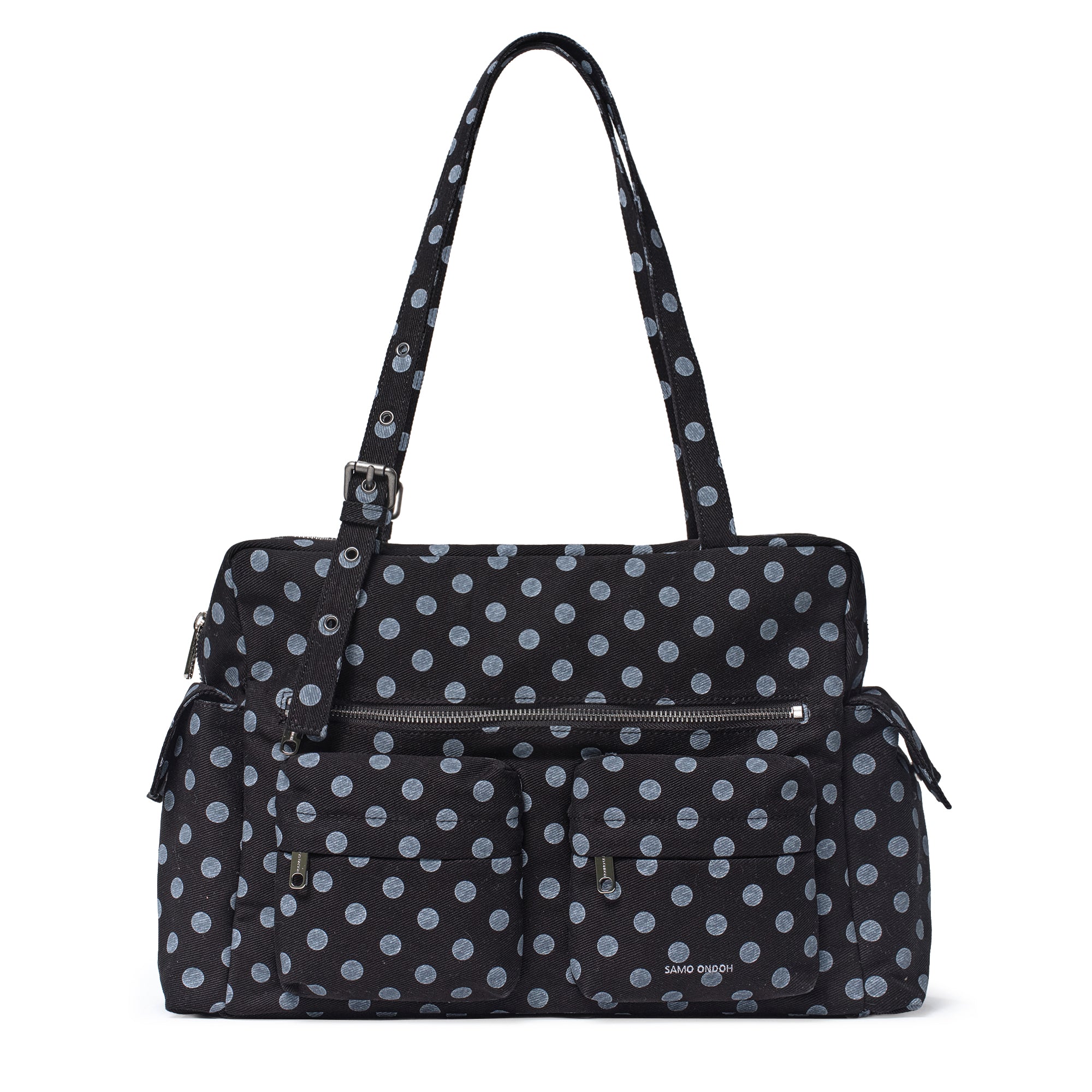 pocket utility bag L dot black