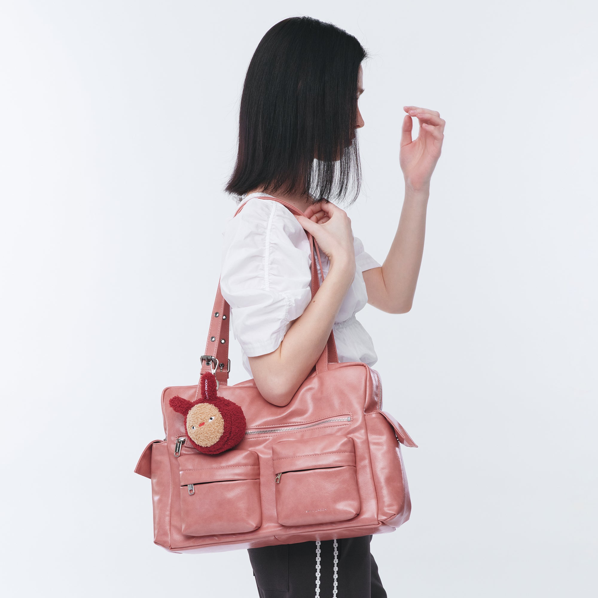 pocket utility bag L vampire pink