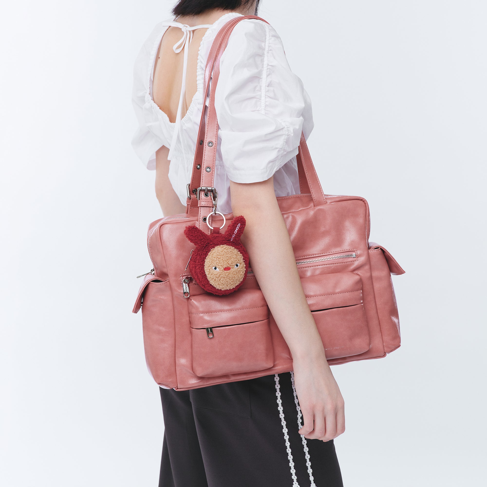 pocket utility bag L vampire pink