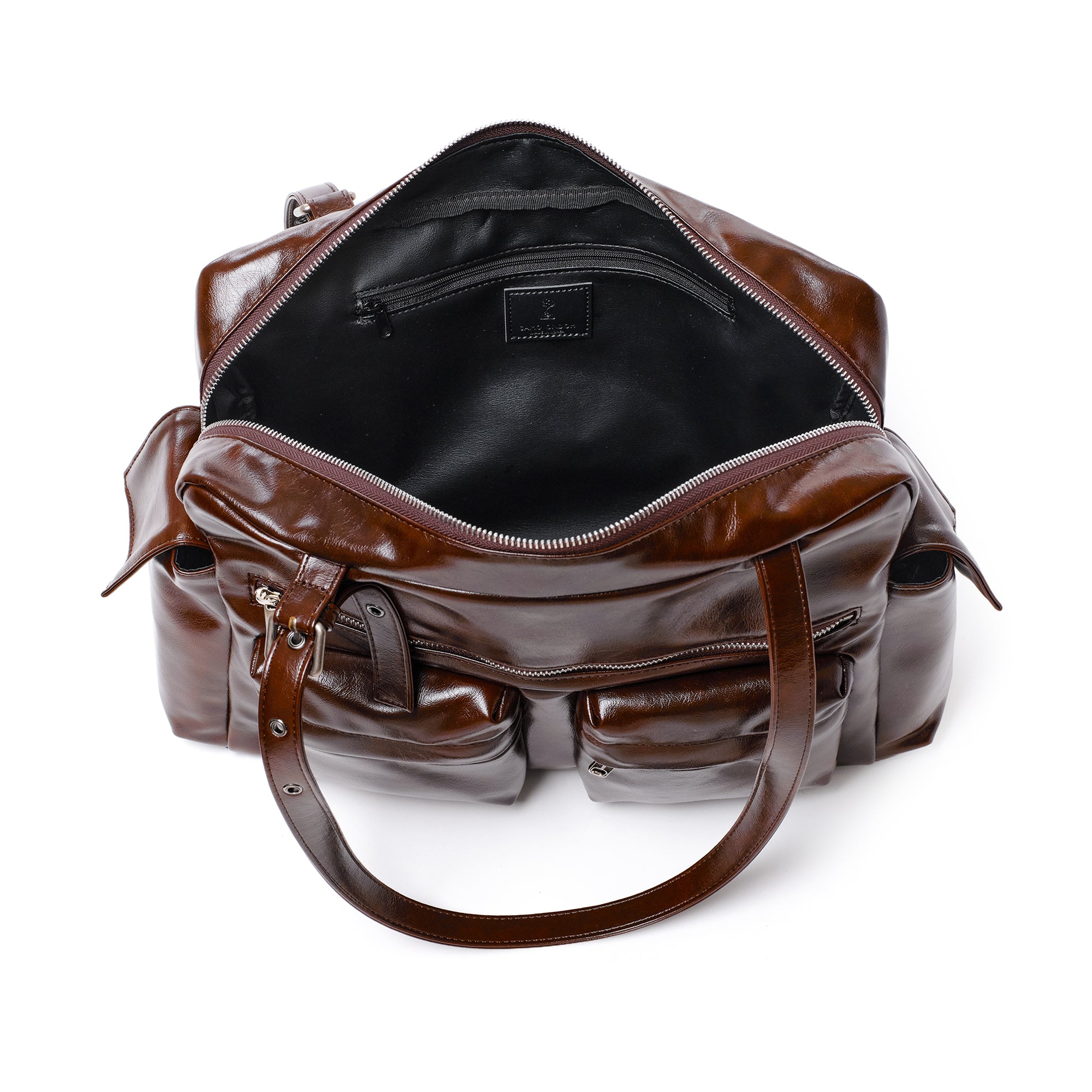 pocket utility bag L vampire walnut