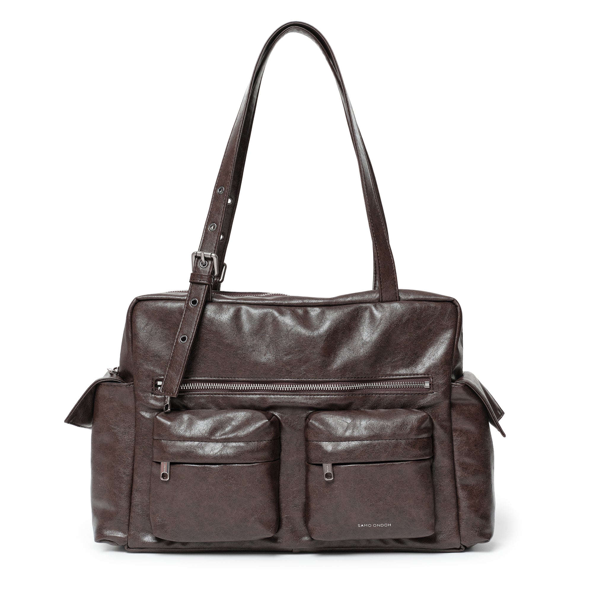 pocket utility bag L veg cocoa
