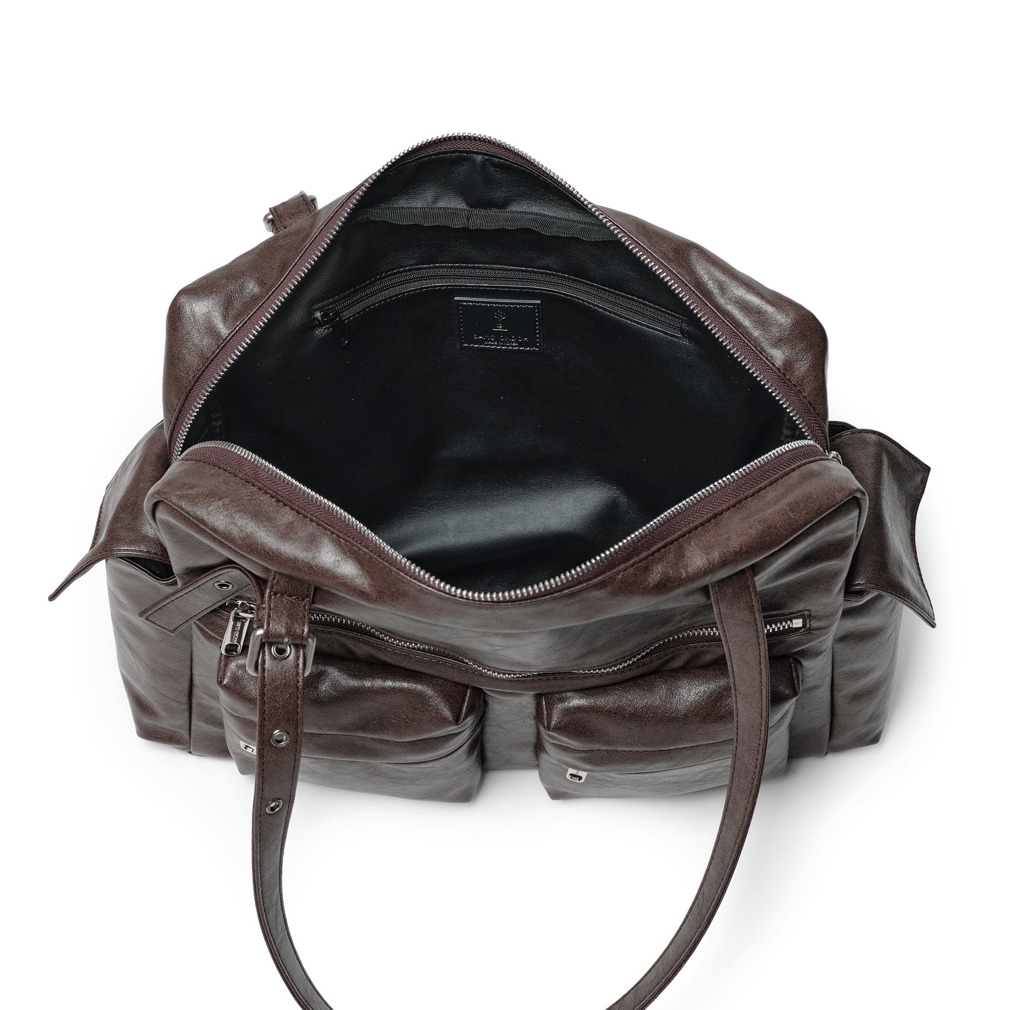 pocket utility bag L veg cocoa