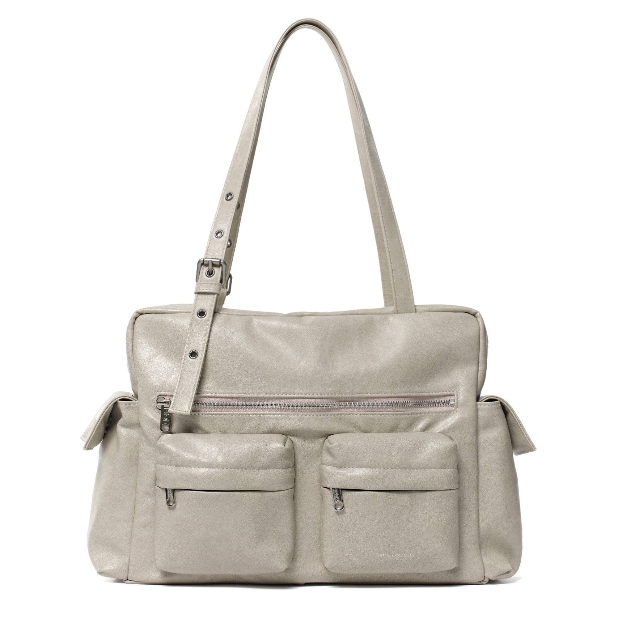 pocket utility bag L veg cream