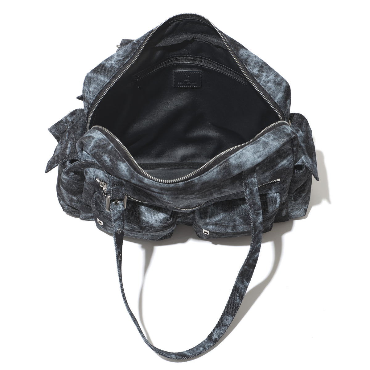 pocket utility bag L wave black