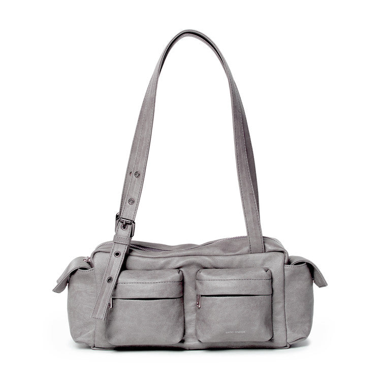 pocket utility bag M brushed gray