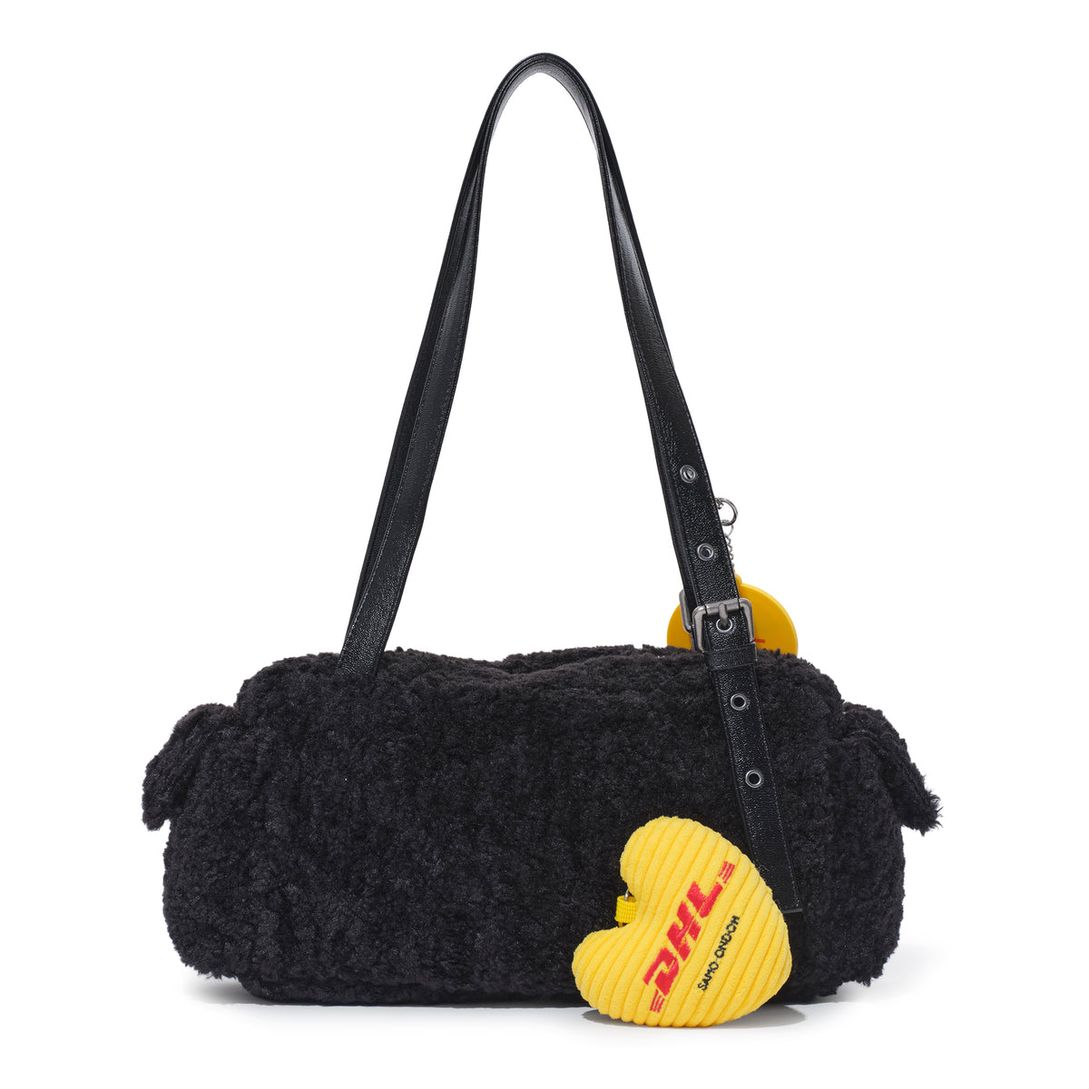 pocket utility bag M eco shearling DHL black