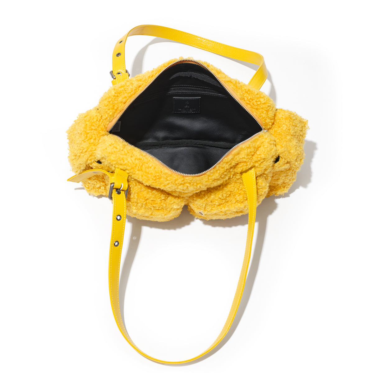 pocket utility bag M eco shearling DHL yellow