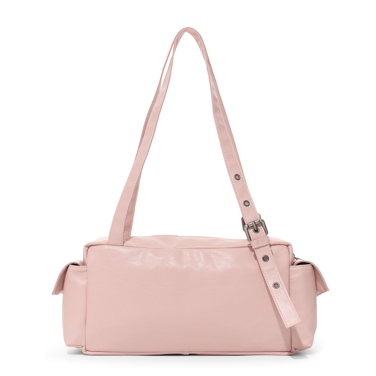 pocket utility bag M nappa pink