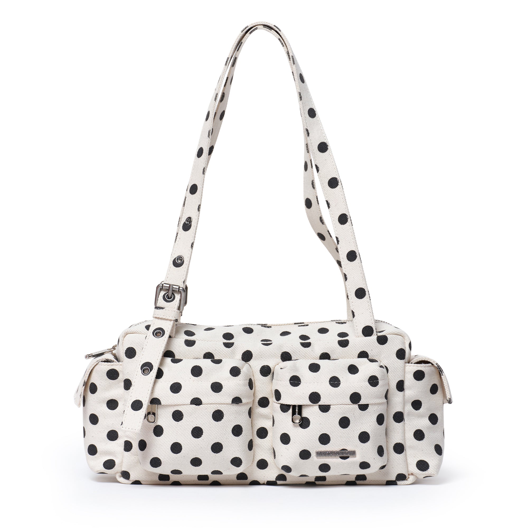 SAMO ONDOH ショルダーバッグ ドット柄 pocket utility bag M small dot