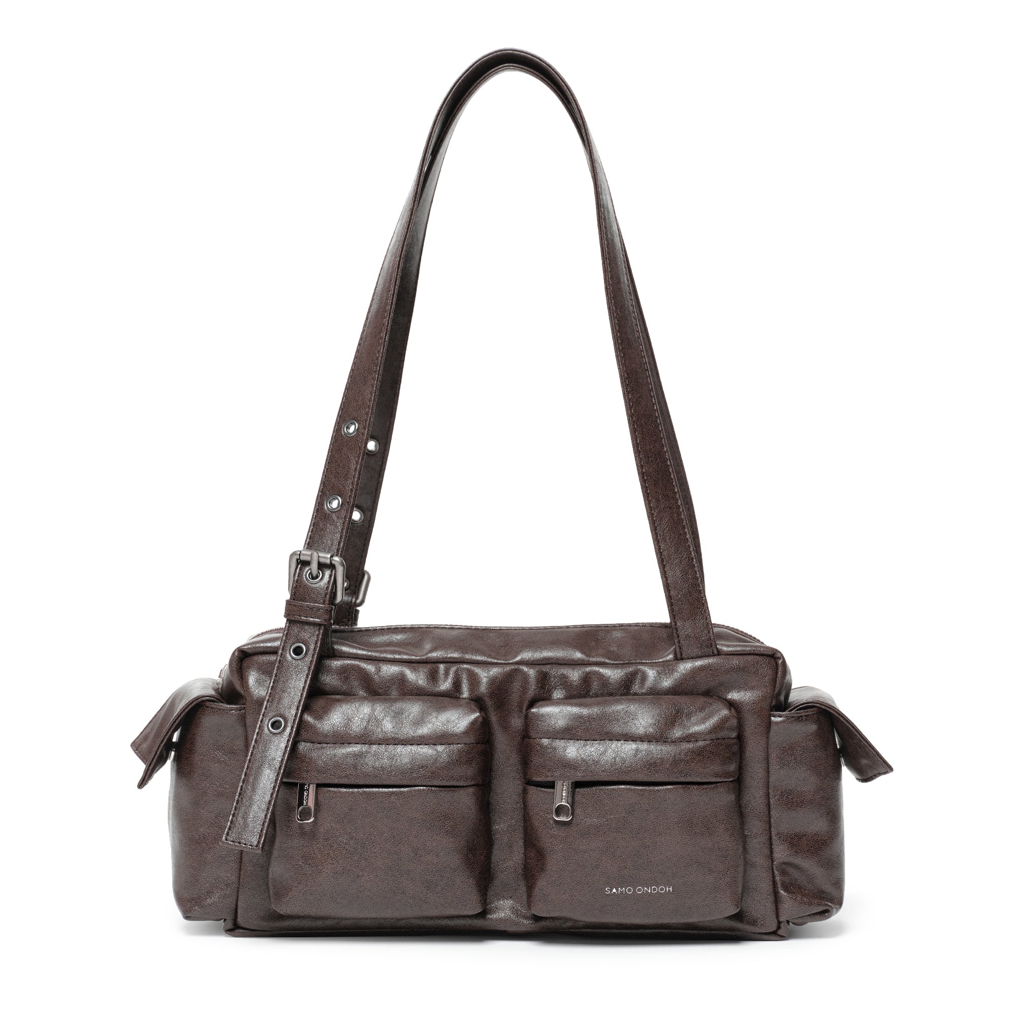 pocket utility bag M veg cocoa