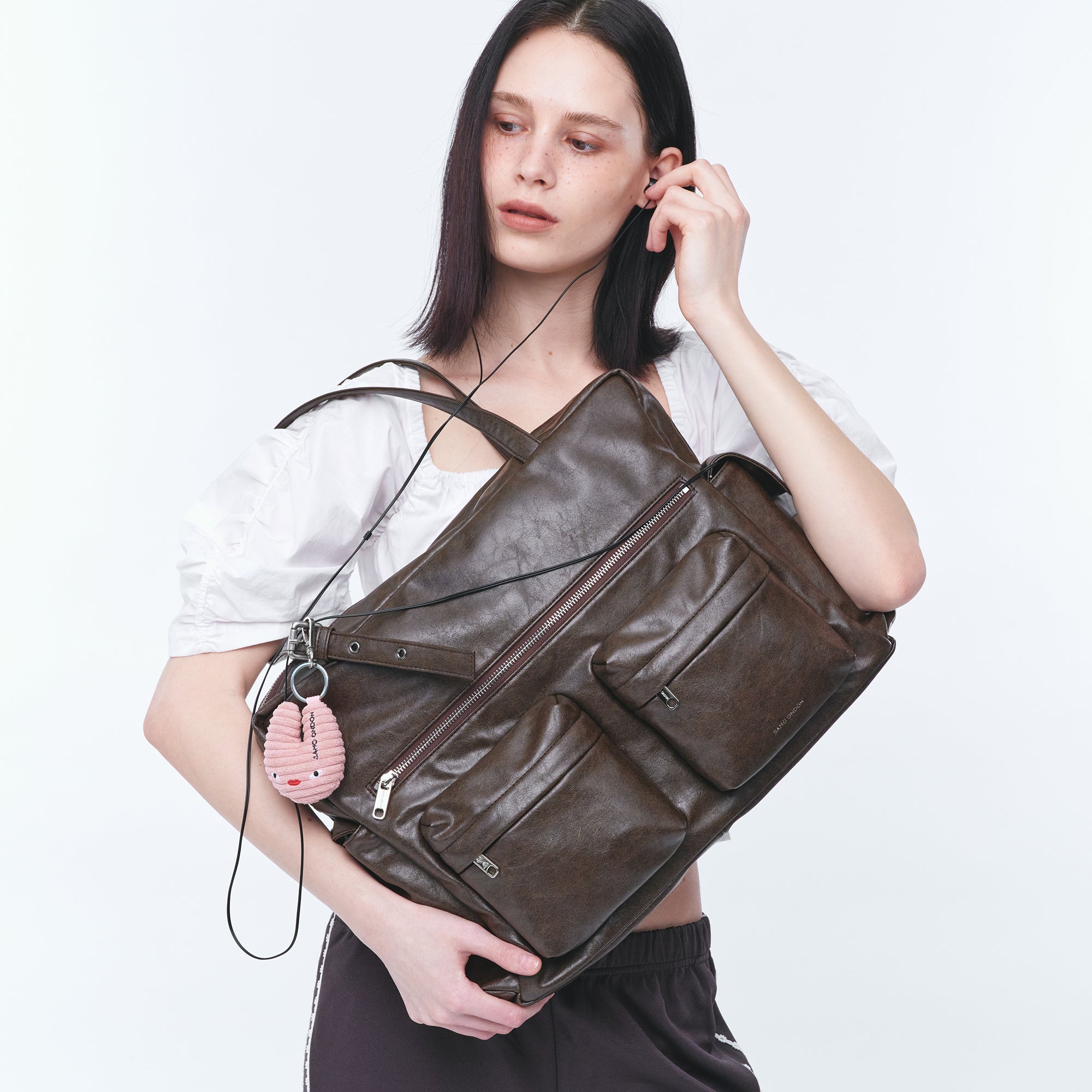 pocket utility bag XL veg cocoa