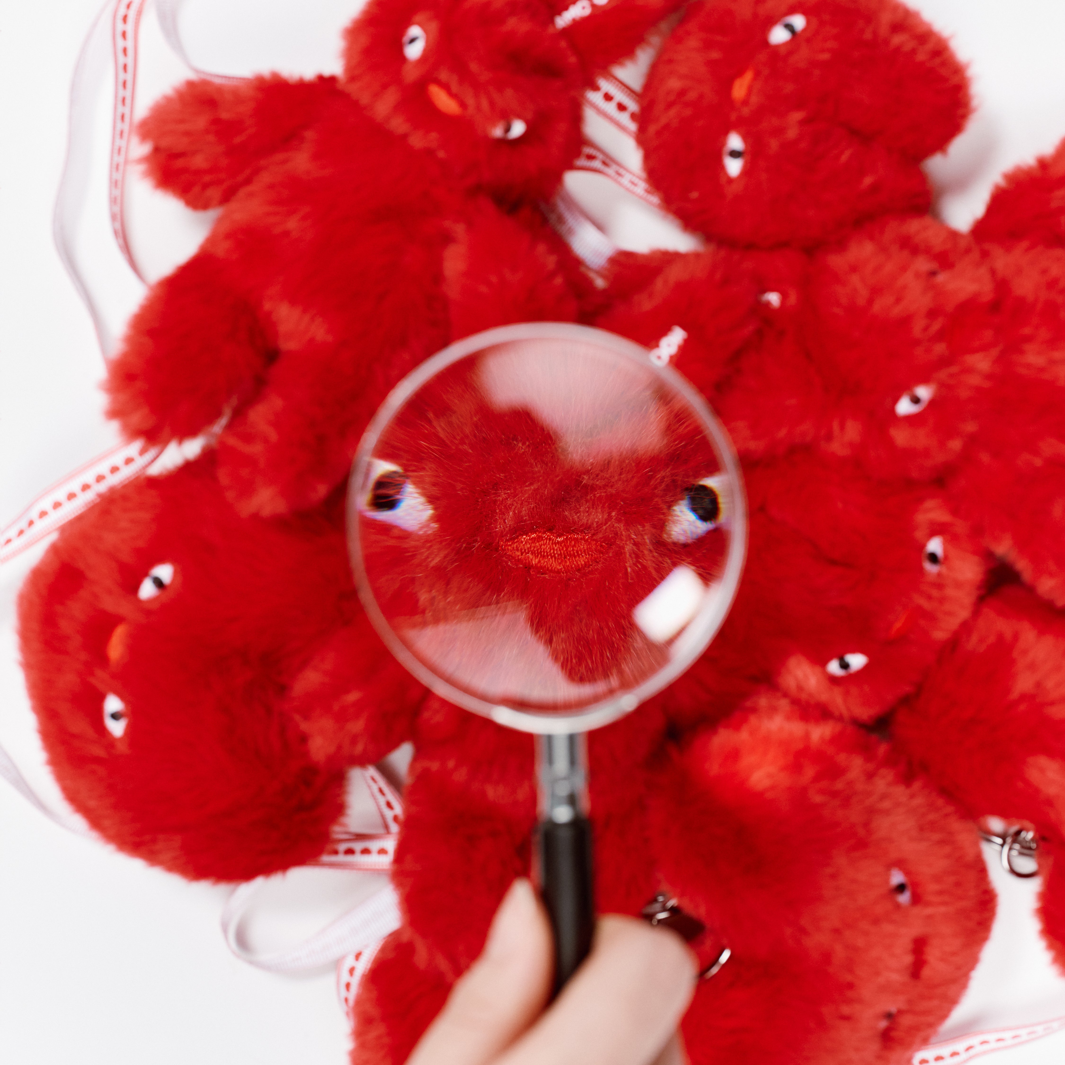 tokiyom keychain eco fur red
