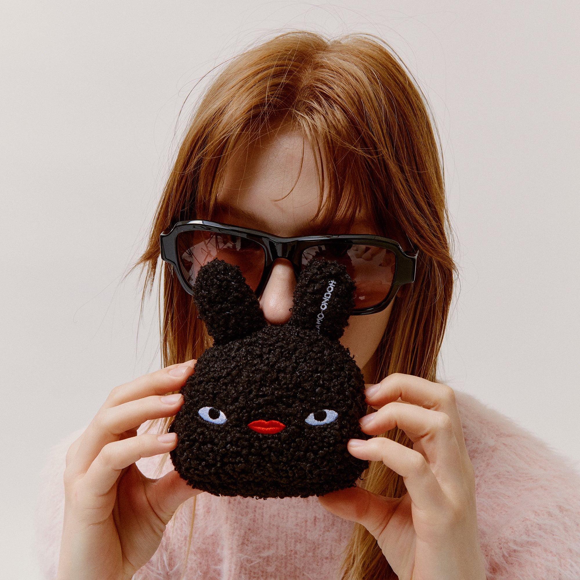 tokiyom mini pouch eco shearling black