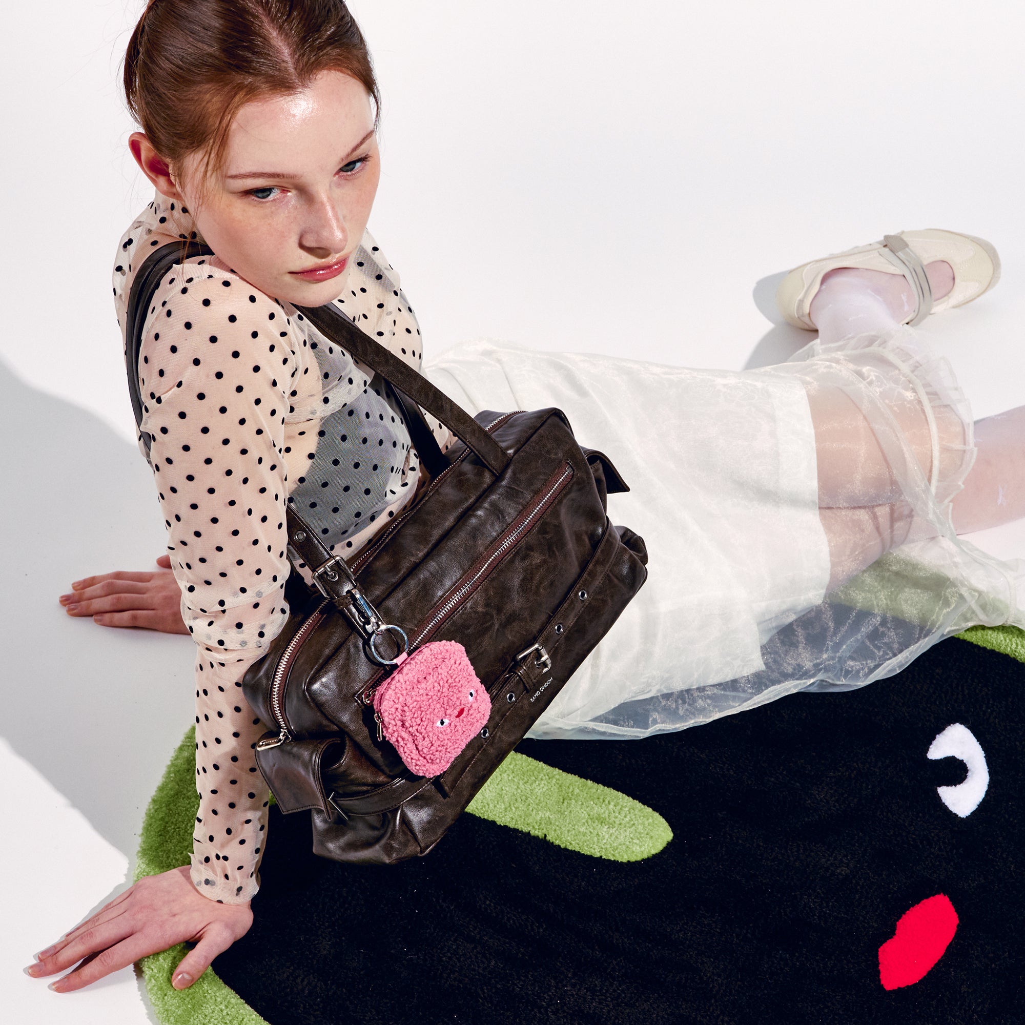 belt utility bag L baked moca