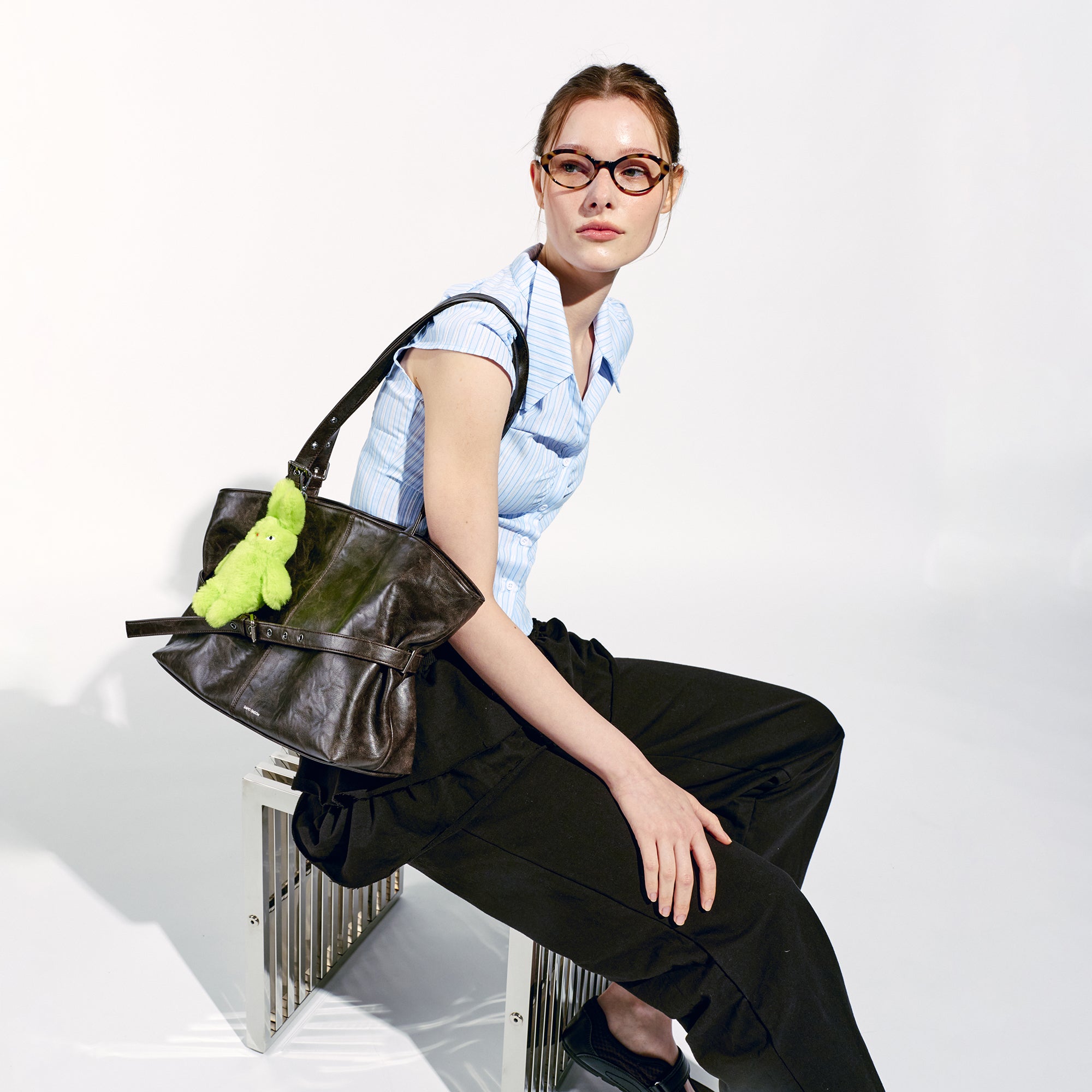 le belt bag L baked moca