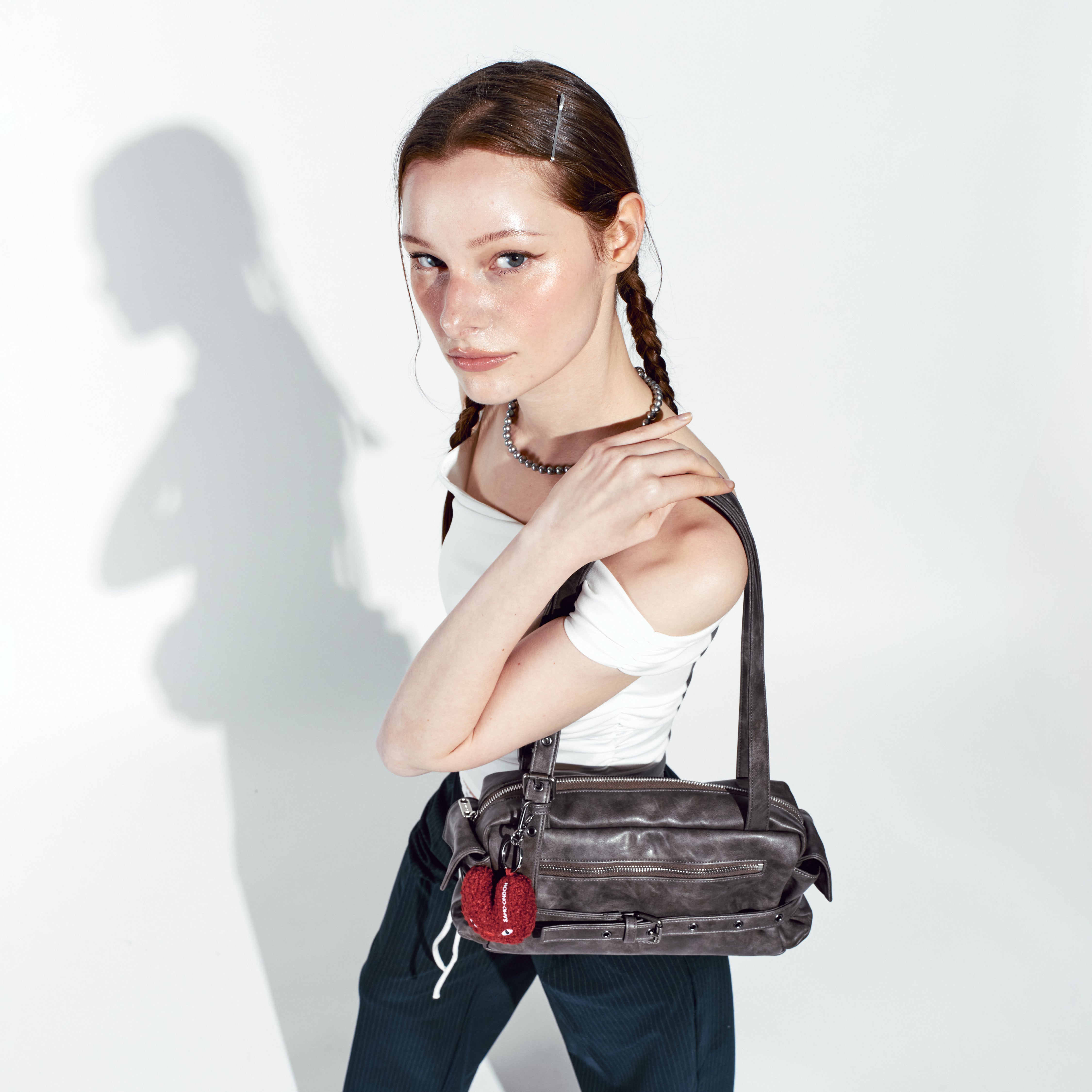 belt utility bag M baked gray