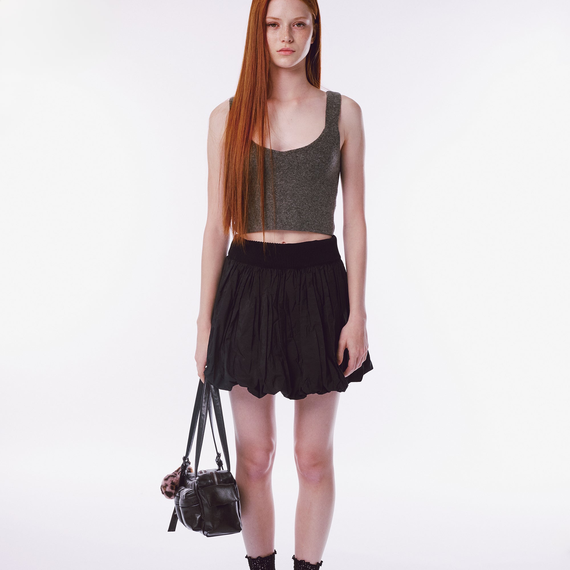 pocket utility bag M goat chocolate