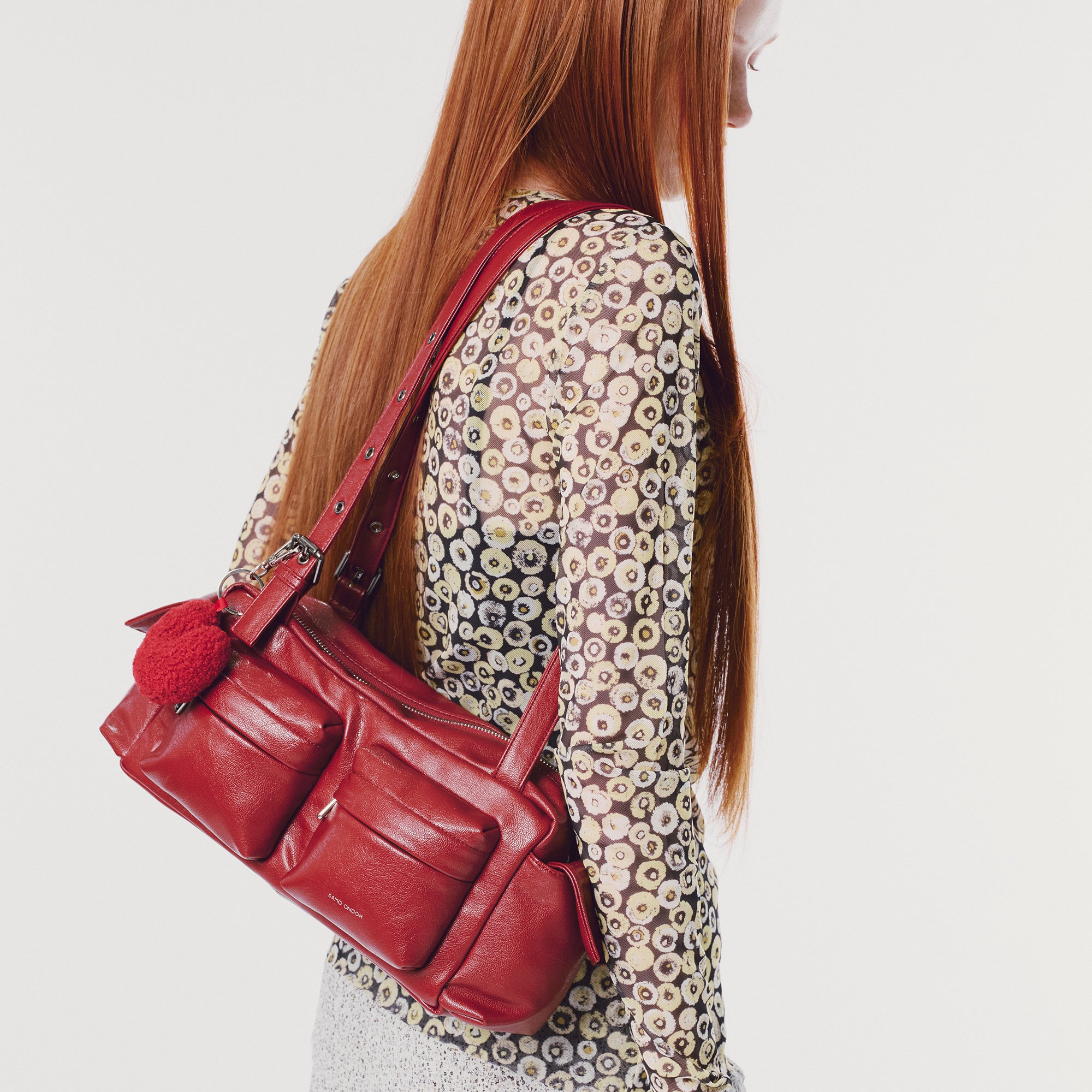 pocket utility bag M goat red