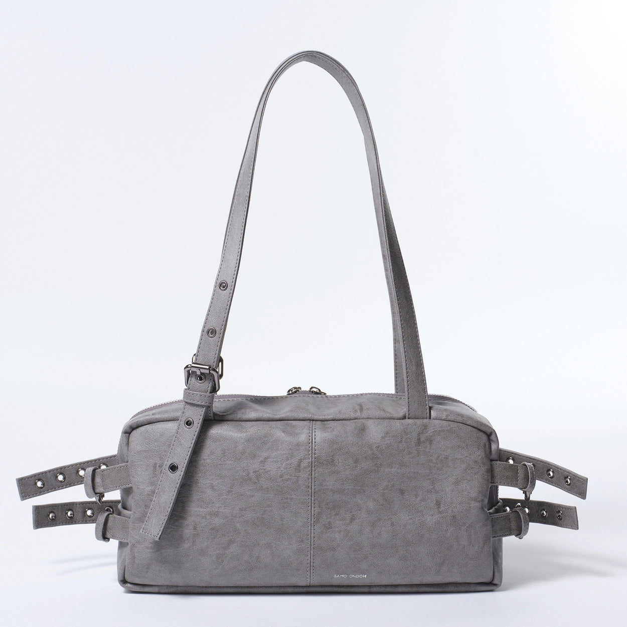 side belt bag M brushed gray