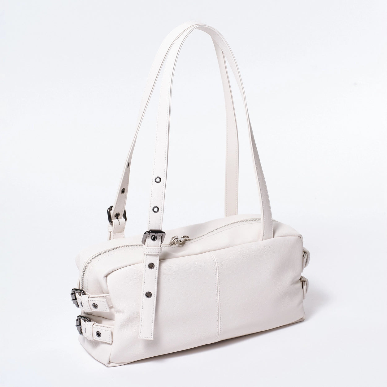 side belt bag M nappa ivory
