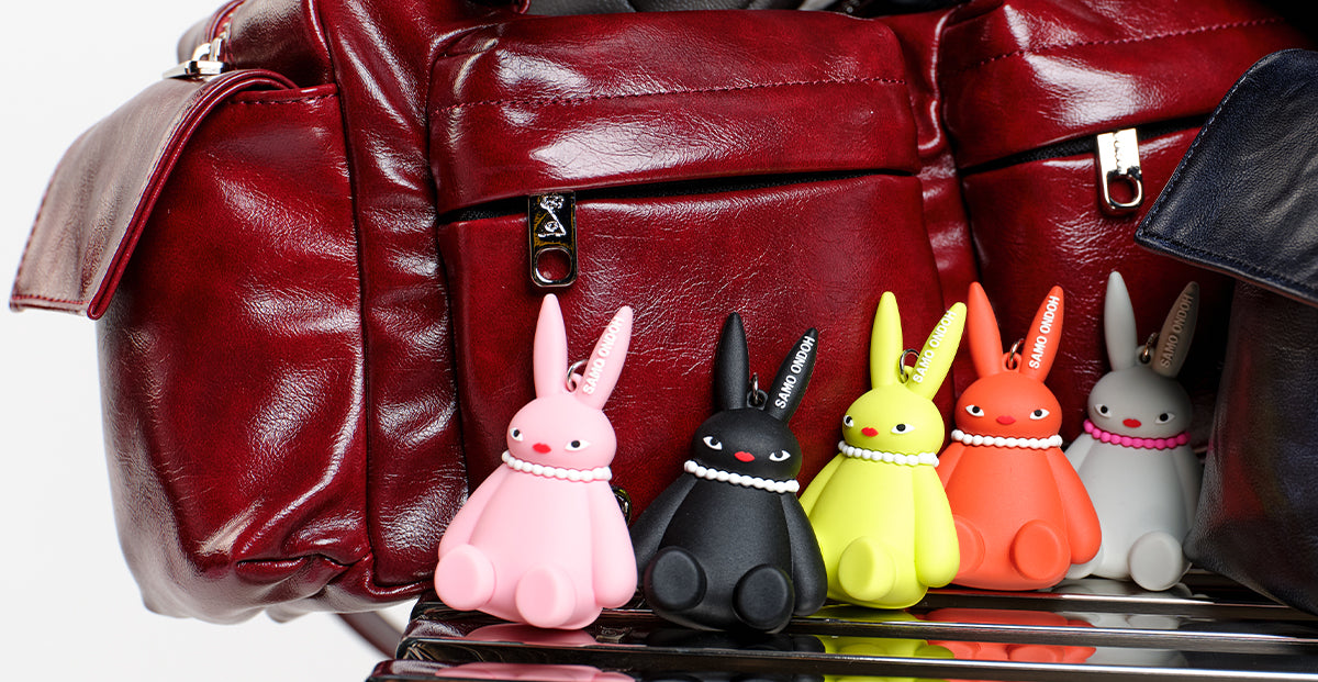 Samo ondoh レザー レッド ショルダーバッグ zipper shopper bag S goat red