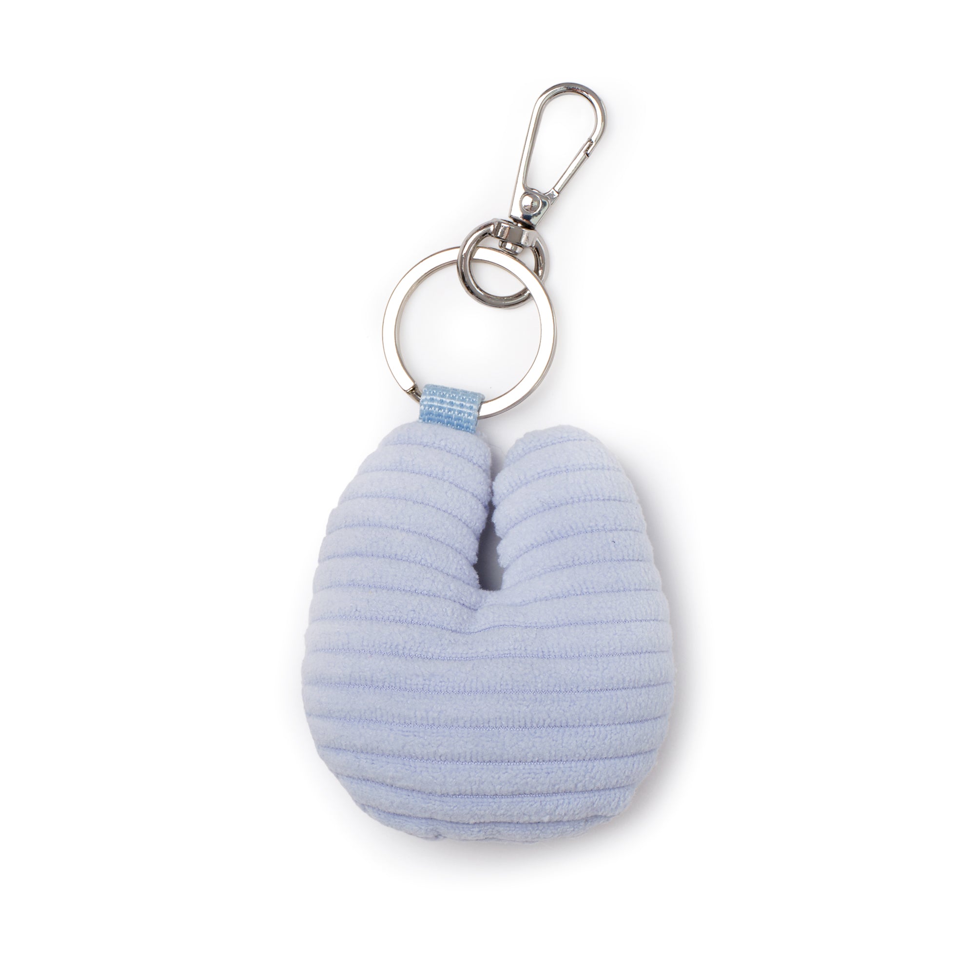tokiyom keychain corduroy babyblue