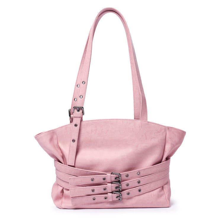 trio belt corset bag M brushed pink