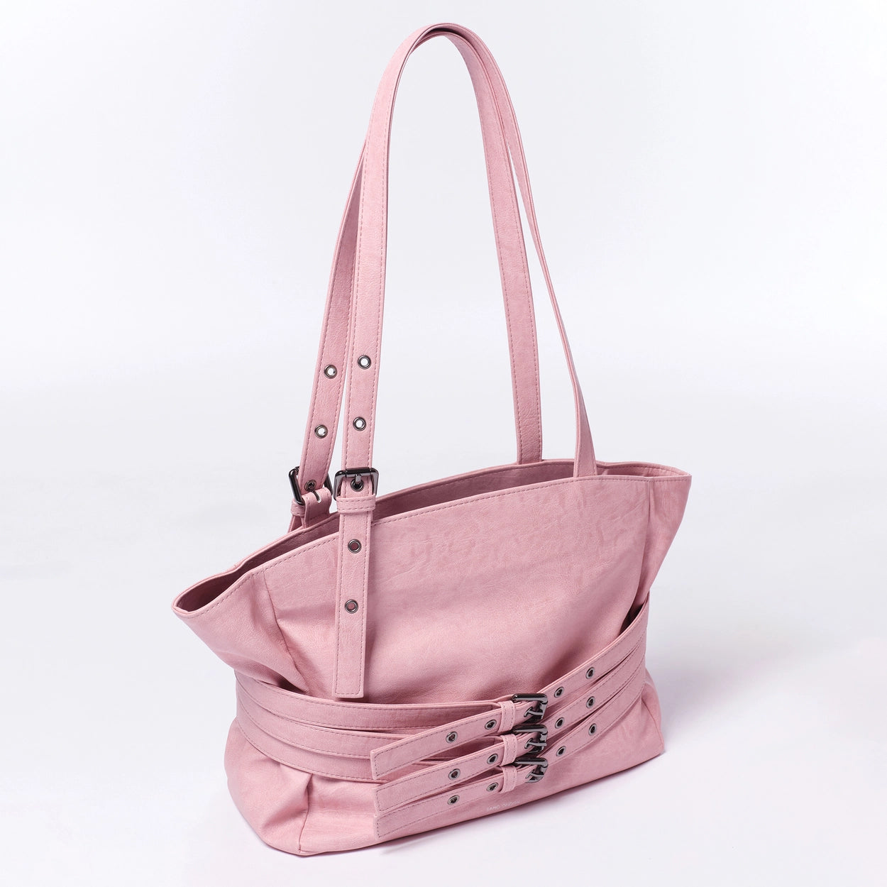 trio belt corset bag M brushed pink